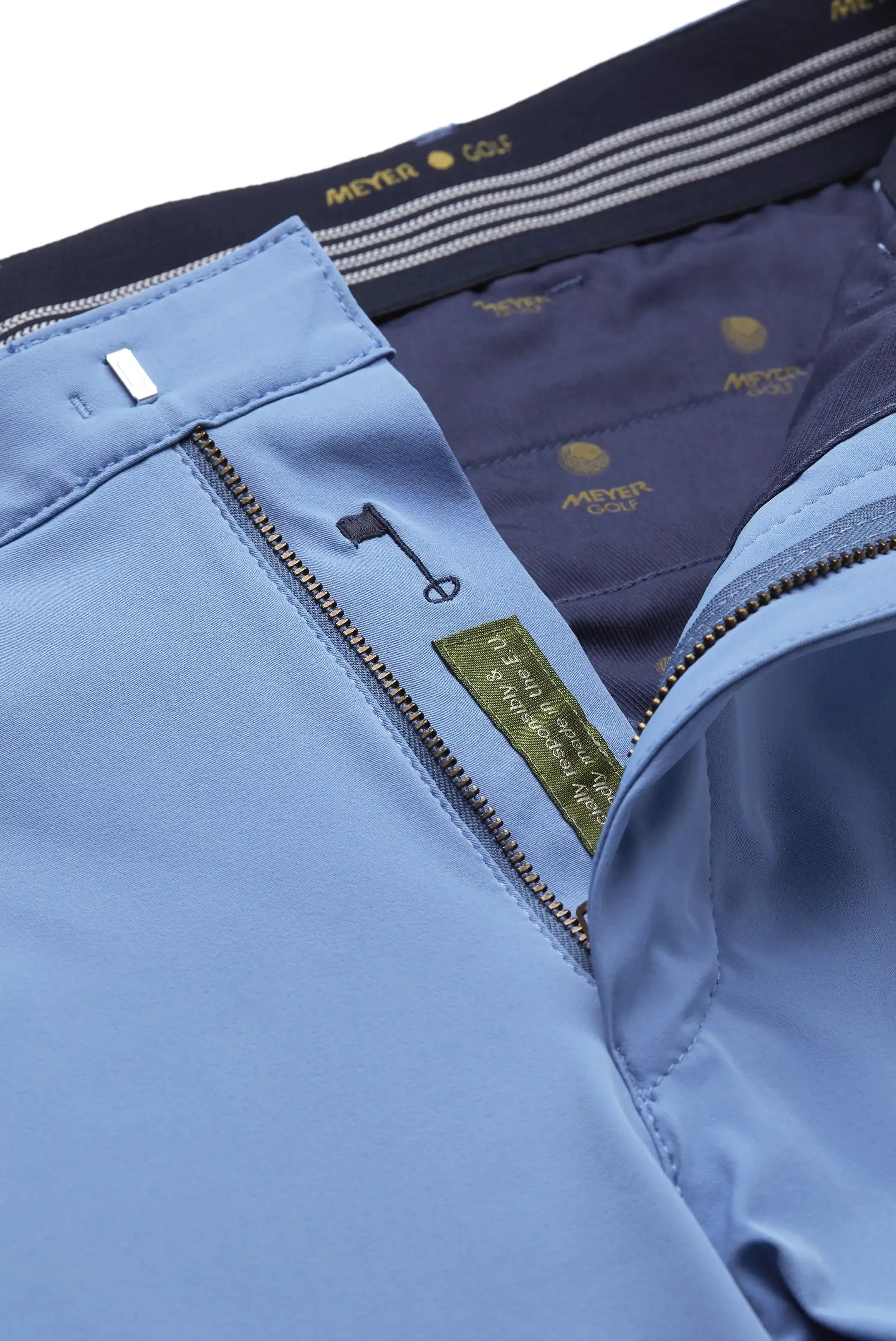 MEYER Golf Trousers - Augusta 8070 High Performance Stretch - Light Blue - Image 6