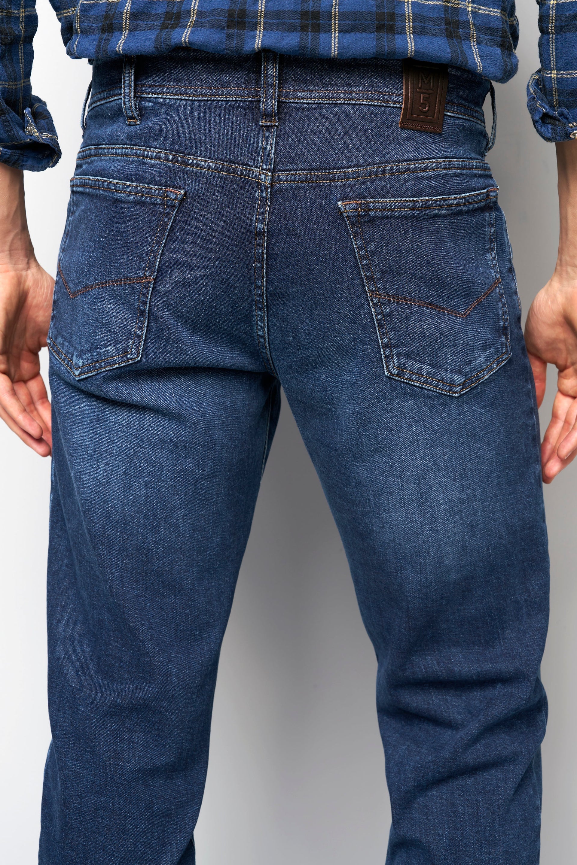 MEYER M5 Jeans – 6267 Modern Fit – Hand-Finished Organic Denim – Stone Blue - Image 2