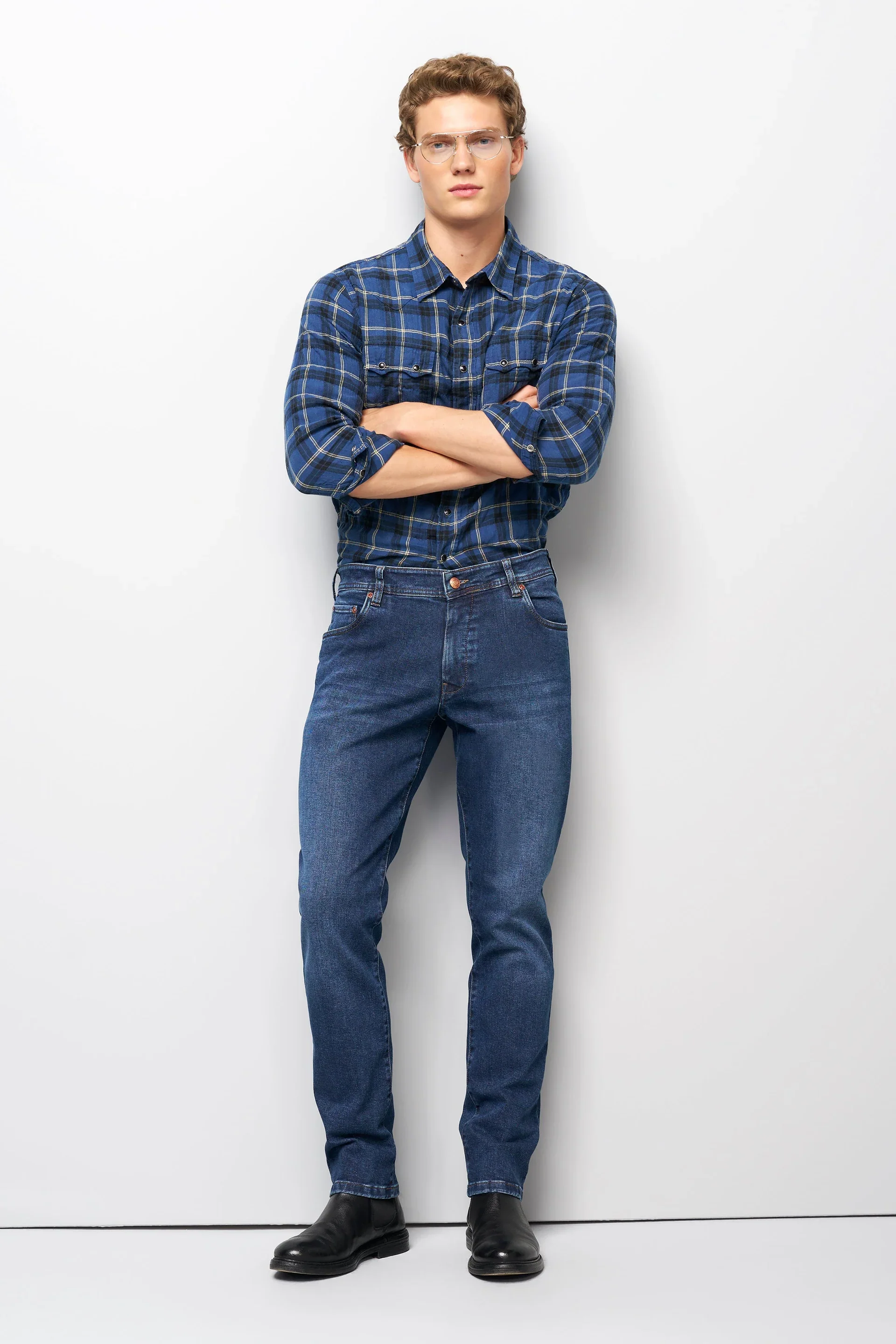MEYER M5 Jeans – 6267 Modern Fit – Hand-Finished Organic Denim – Stone Blue - Image 4