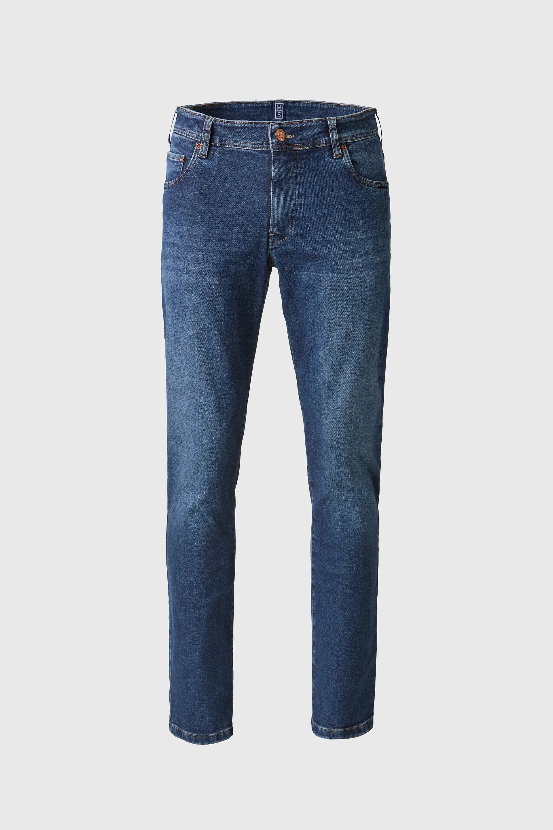 MEYER M5 Jeans – 6267 Modern Fit – Hand-Finished Organic Denim – Stone Blue - Image 7