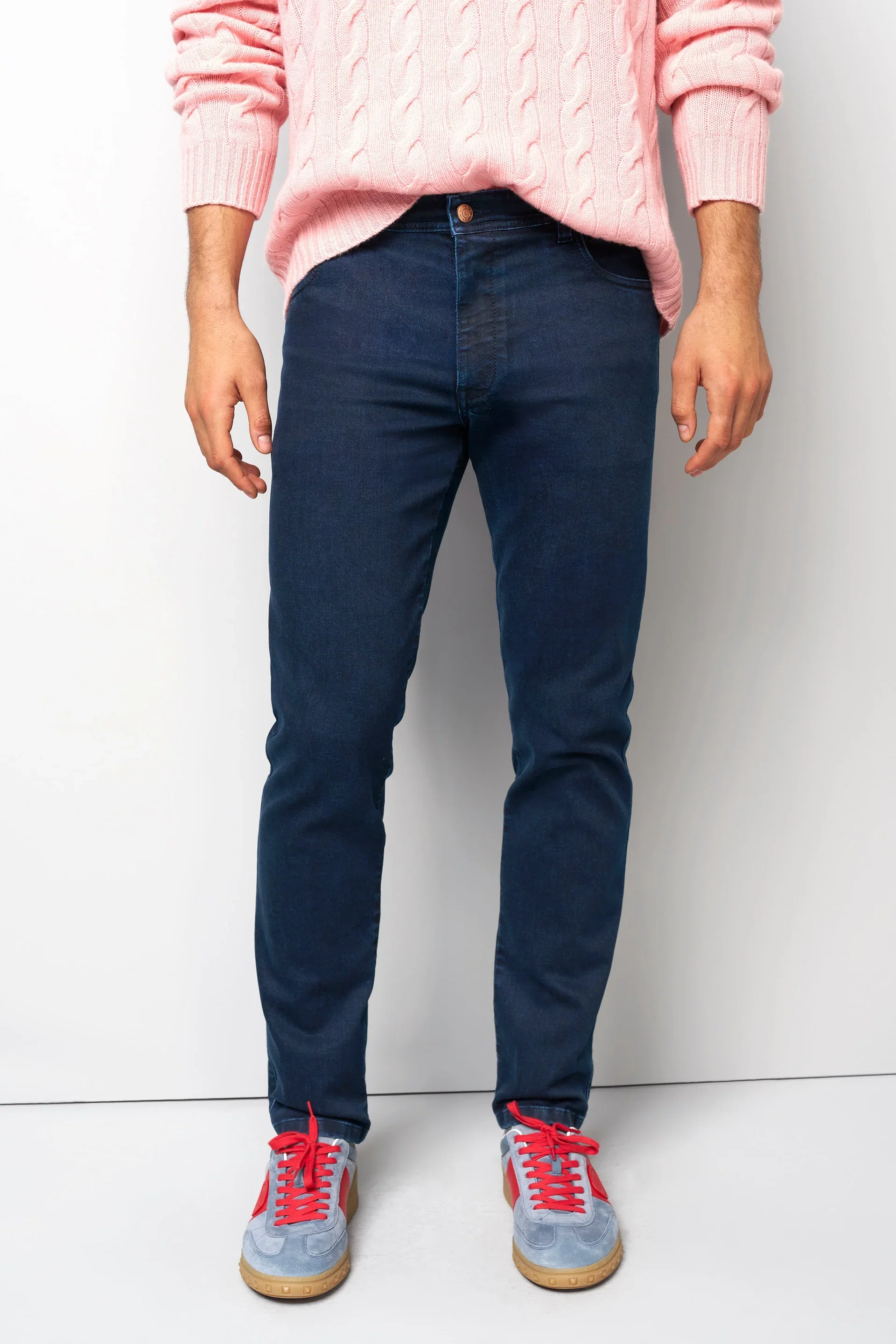 MEYER M5 Jeans – 6272 Modern Fit – Cotton & Tencel™ Super Stretch Denim – Dark Blue