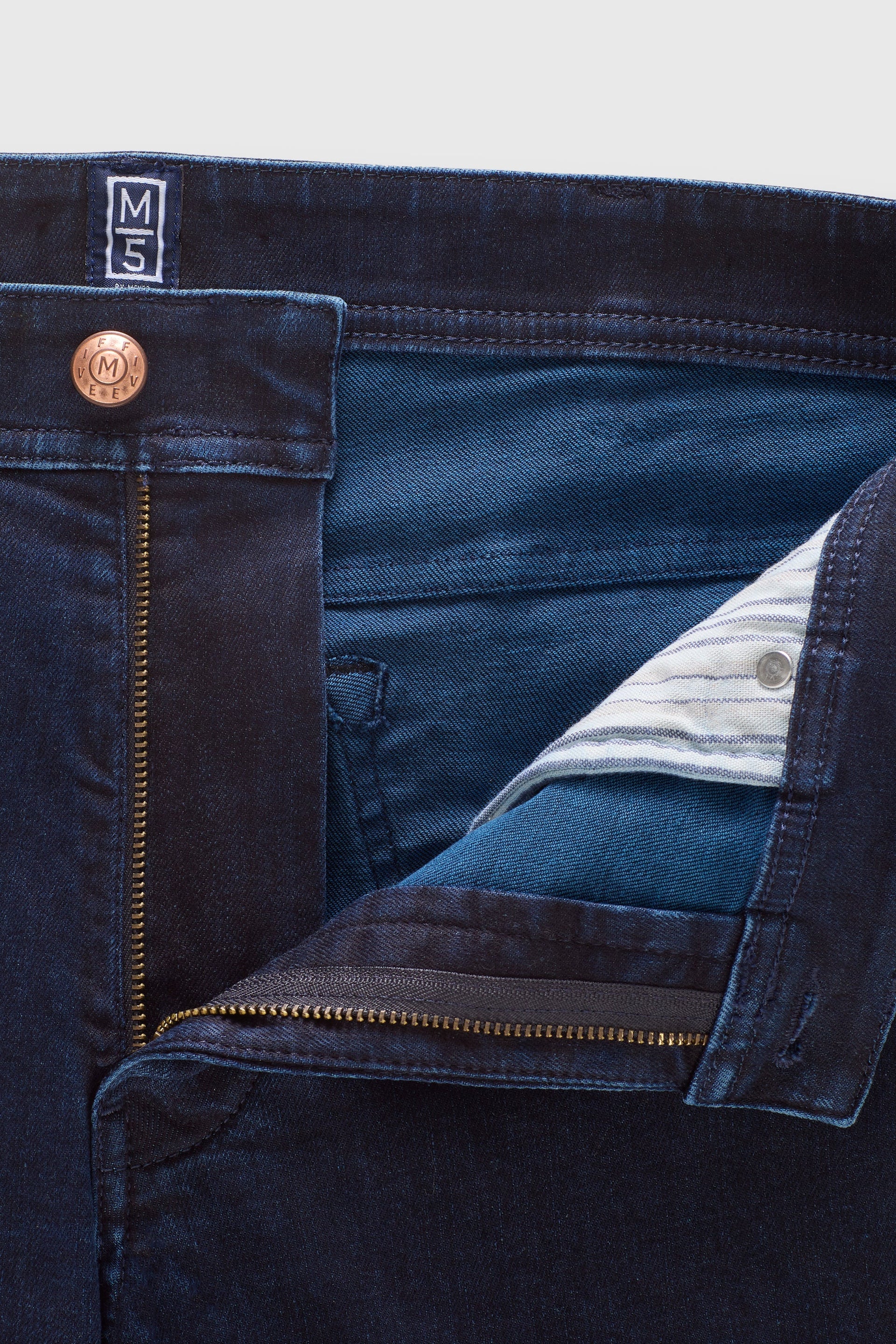 MEYER M5 Jeans – 6272 Modern Fit – Cotton & Tencel™ Super Stretch Denim – Dark Blue - Image 6
