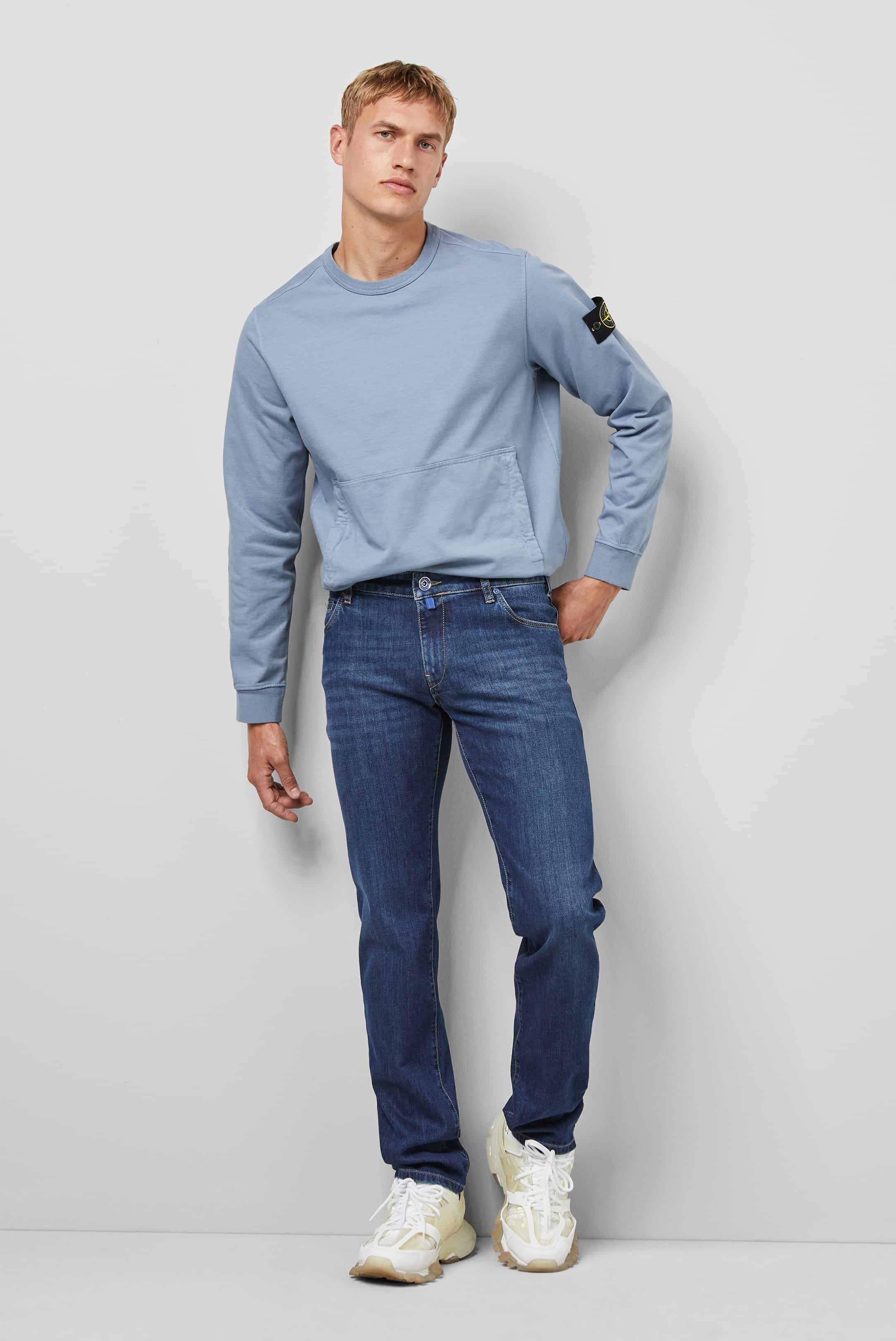 MEYER M5 Jeans - 6209 Regular Fit - Fairtrade Stretch Denim - Stone Blue - Image 2