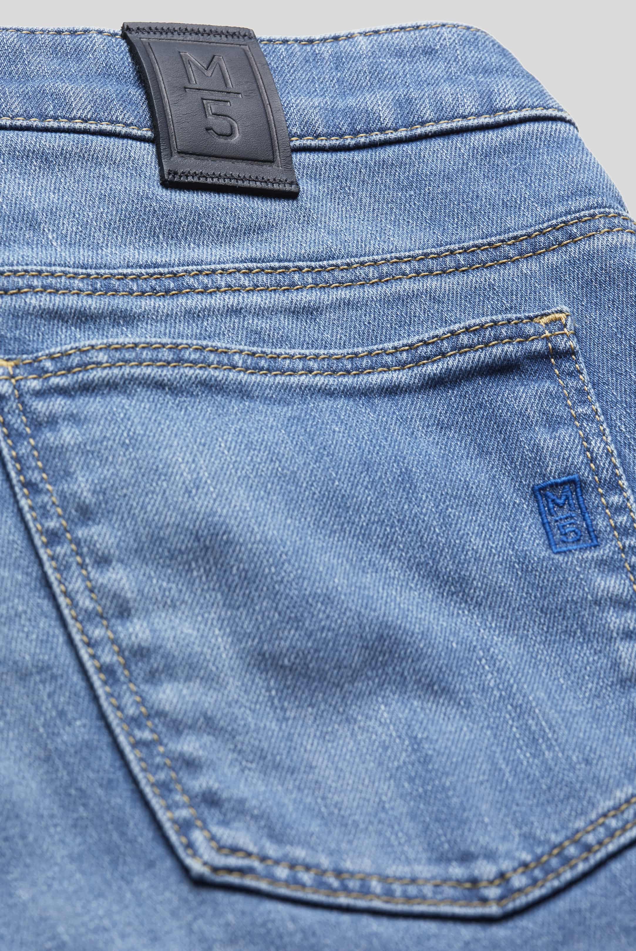 MEYER M5 Jeans - 6209 Regular Fit - Fairtrade Stretch Denim - Light Blue - Image 3