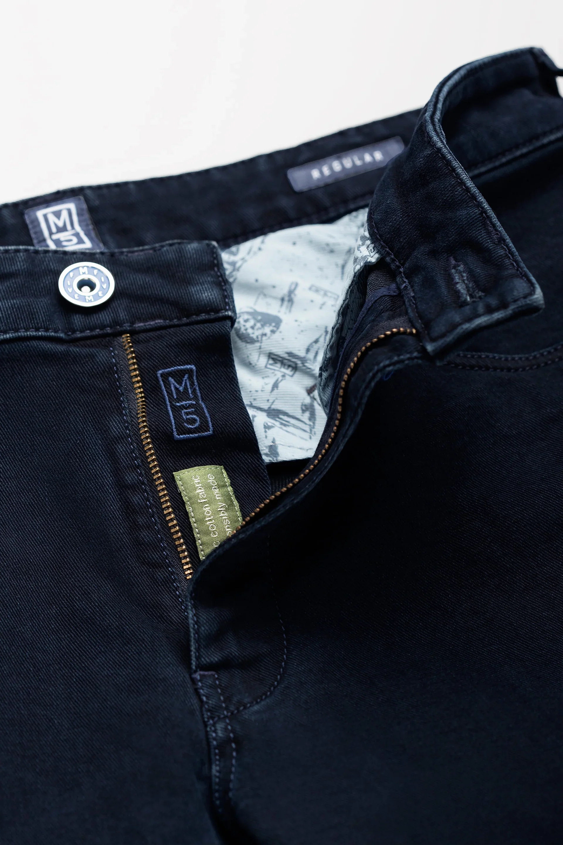 MEYER M5 Jeans - 6258 Regular Fit - Performance Stretch Denim - Dark Blue Stone - Image 6