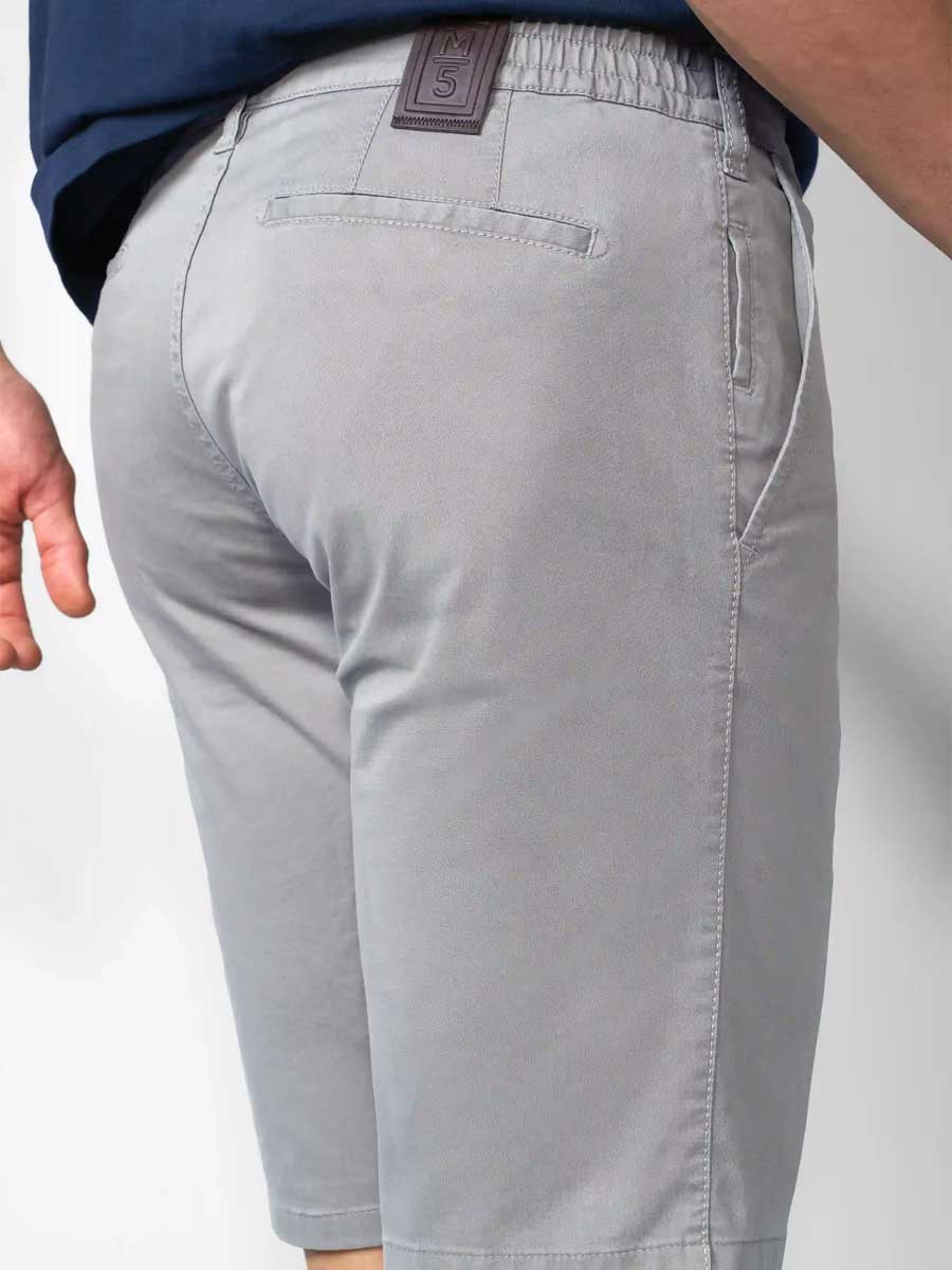 MEYER M5 Shorts - 6024 Modern Fit - Super Stretch Organic Cotton - Grey - Image 4