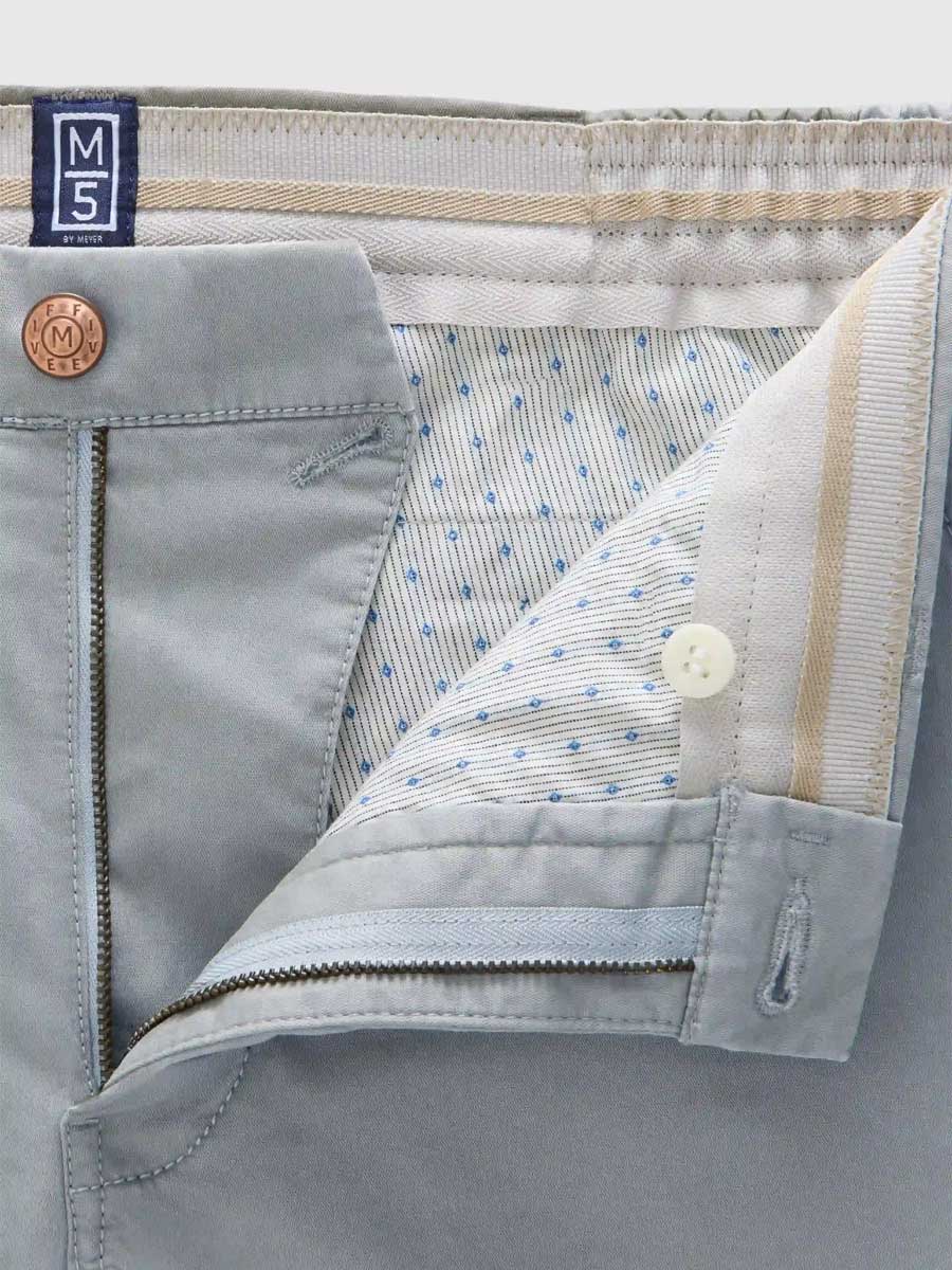 MEYER M5 Shorts - 6024 Modern Fit - Super Stretch Organic Cotton - Grey - Image 5