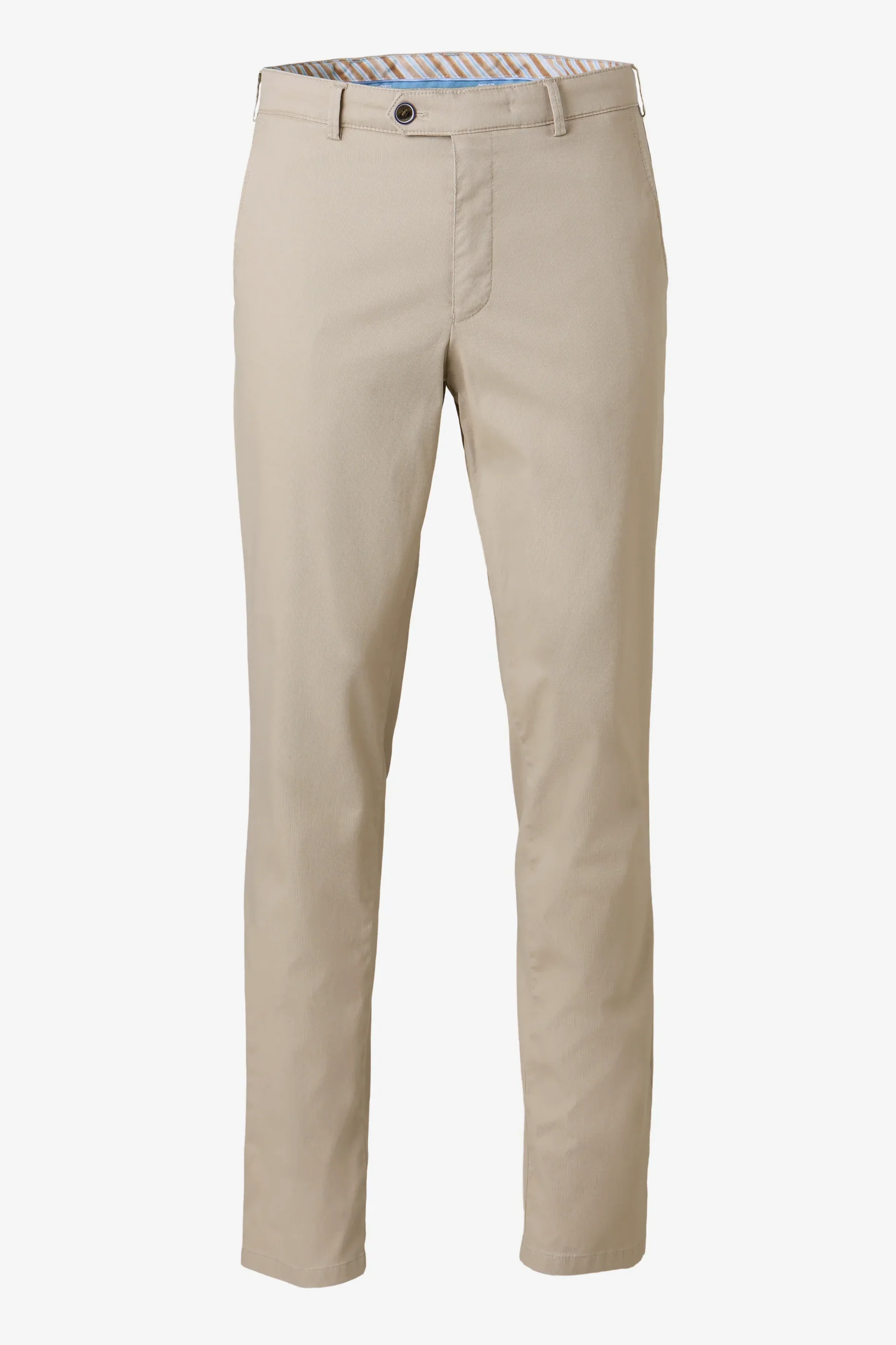 MEYER Roma Comfort Fit Chinos – 5080 Organic Cotton Stretch – Beige - Image 7