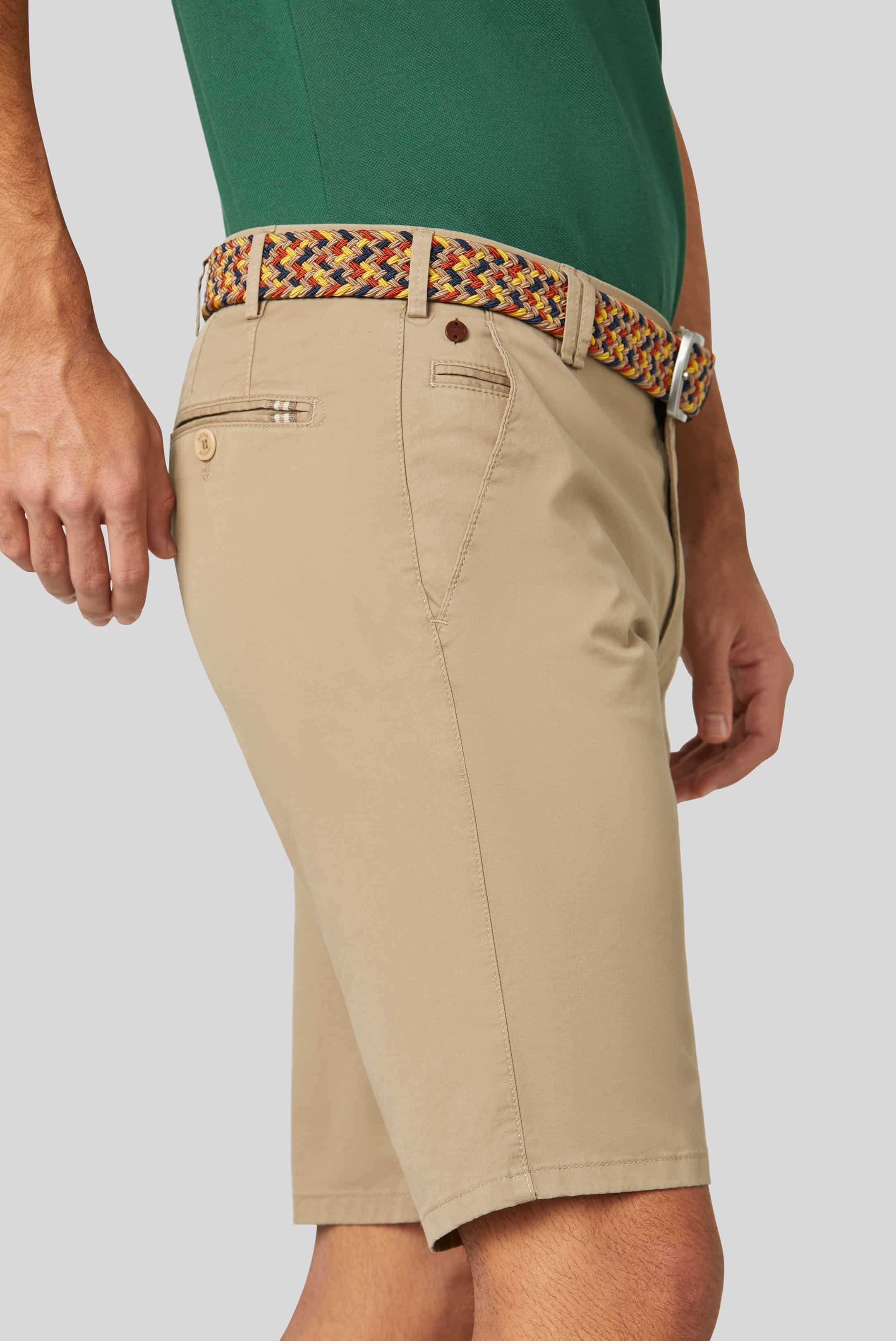 MEYER B-Palma Shorts - Men's Cotton Twill - Taupe - Image 3