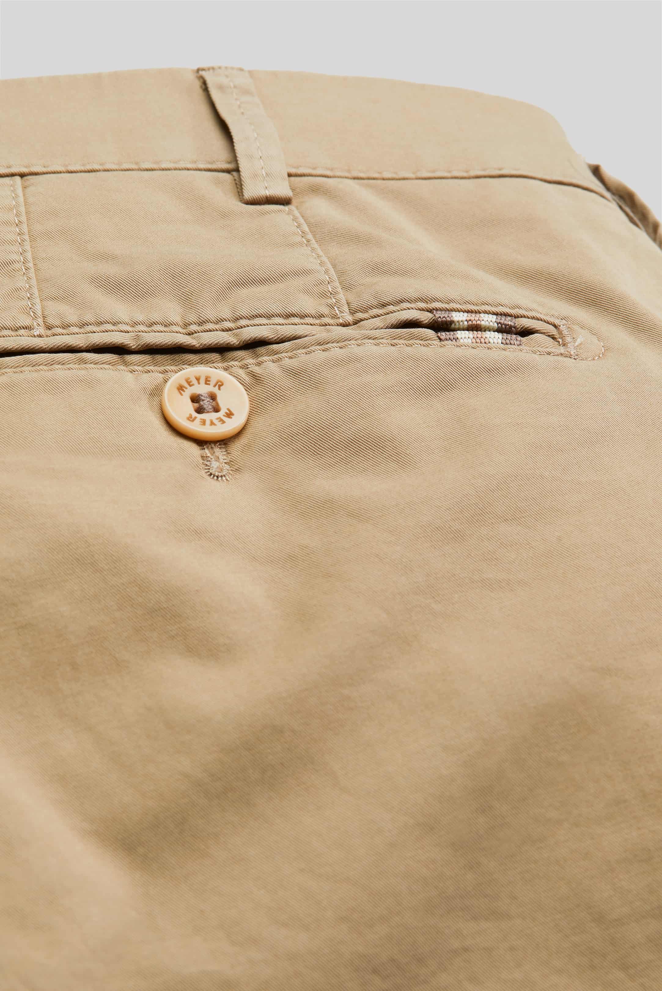 MEYER B-Palma Shorts - Men's Cotton Twill - Taupe - Image 4
