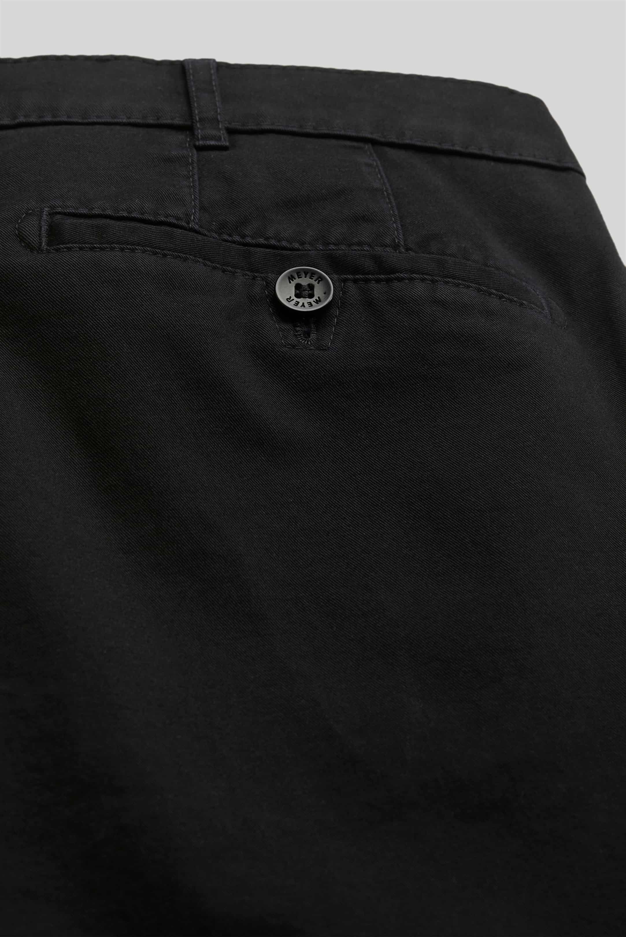 MEYER Roma Trousers - 316 Luxury Cotton Chinos - Black - Image 4