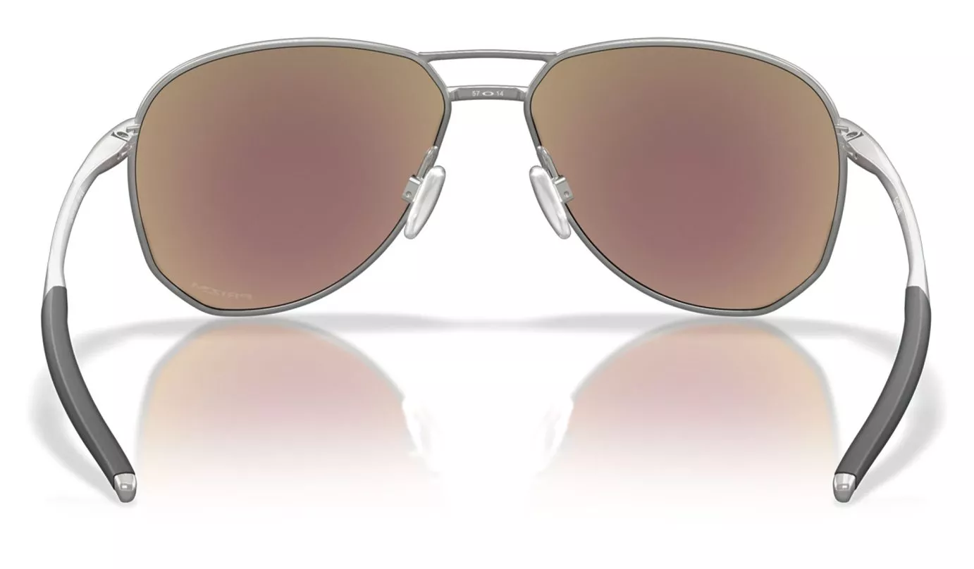 OAKLEY Contrail Sunglasses - Satin Chrome - Prizm Sapphire Lens - Image 4