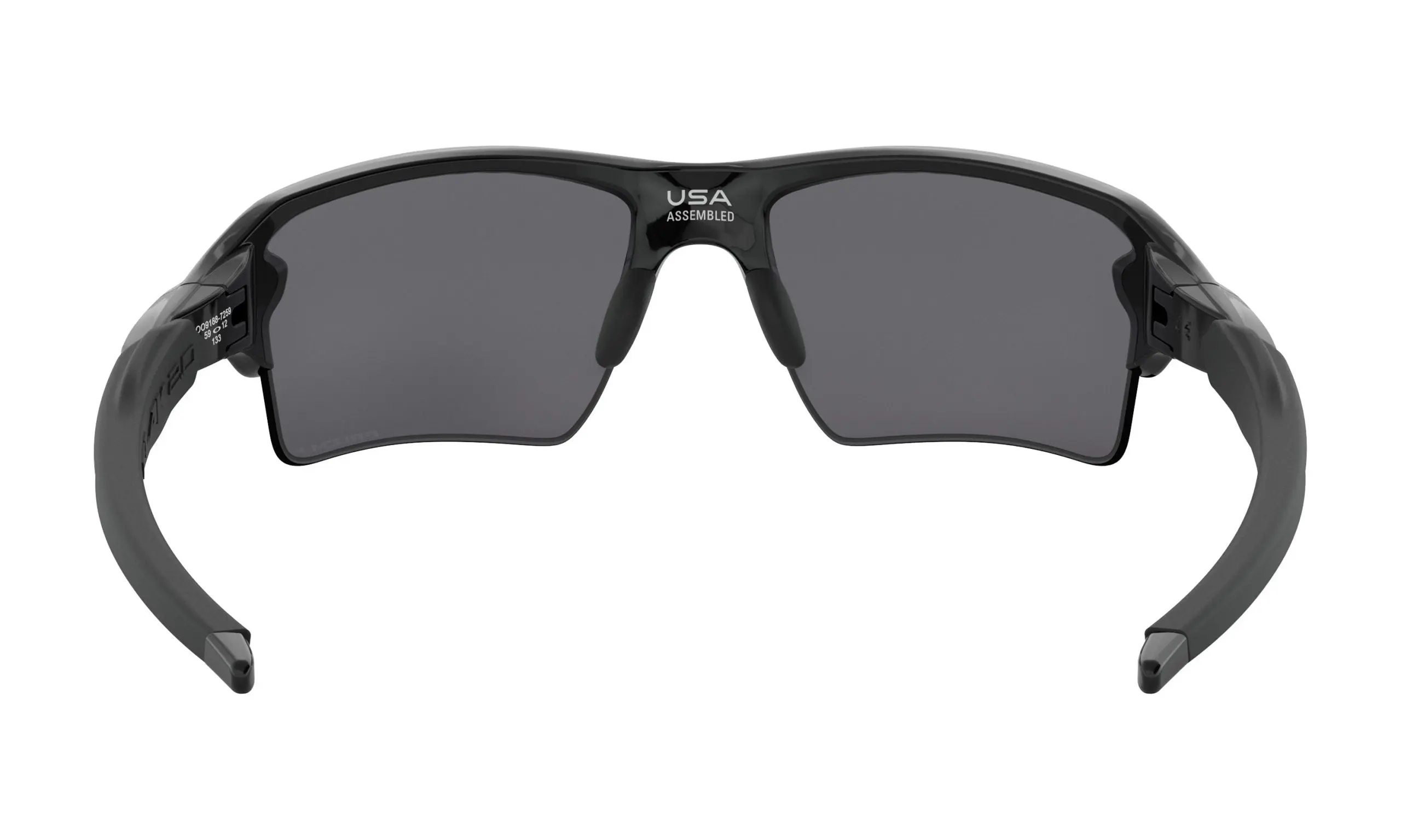OAKLEY Flak 2.0 XL Sunglasses - Polished Black - Prizm Black Polarized Lens - Image 4