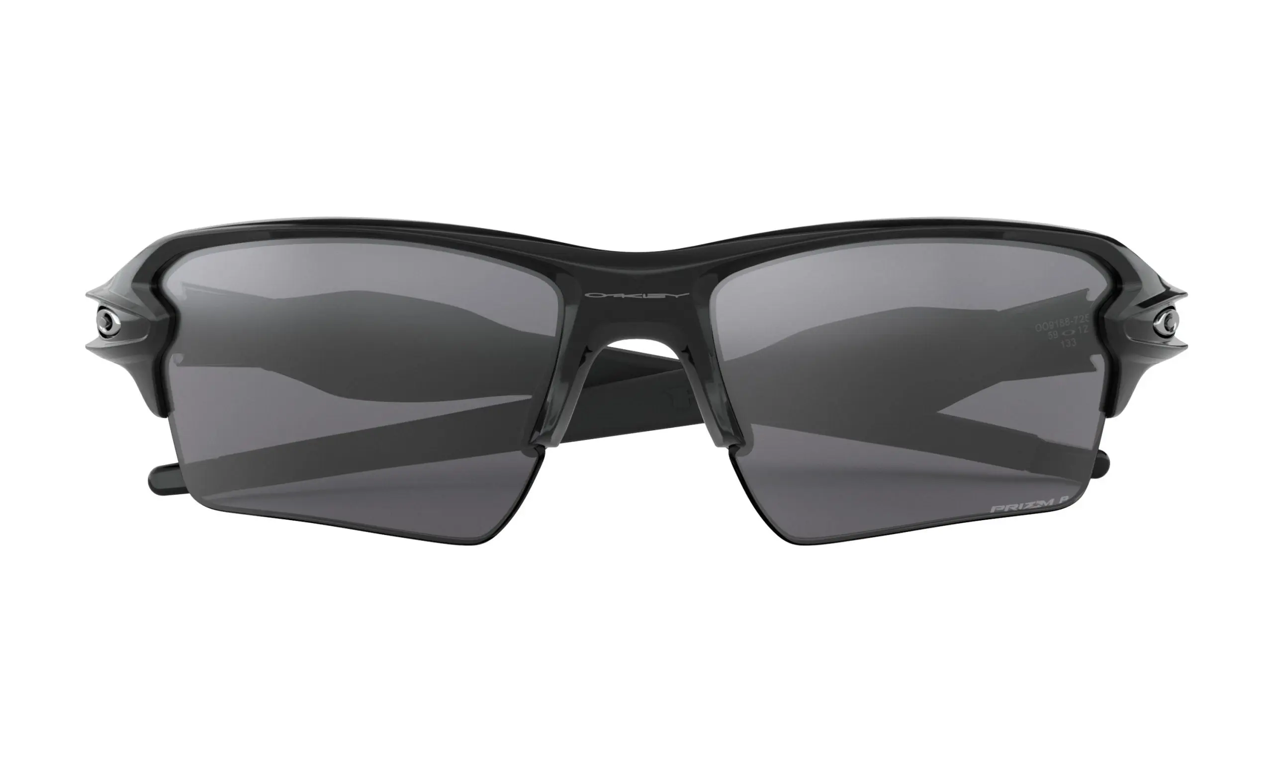 OAKLEY Flak 2.0 XL Sunglasses - Polished Black - Prizm Black Polarized Lens - Image 6
