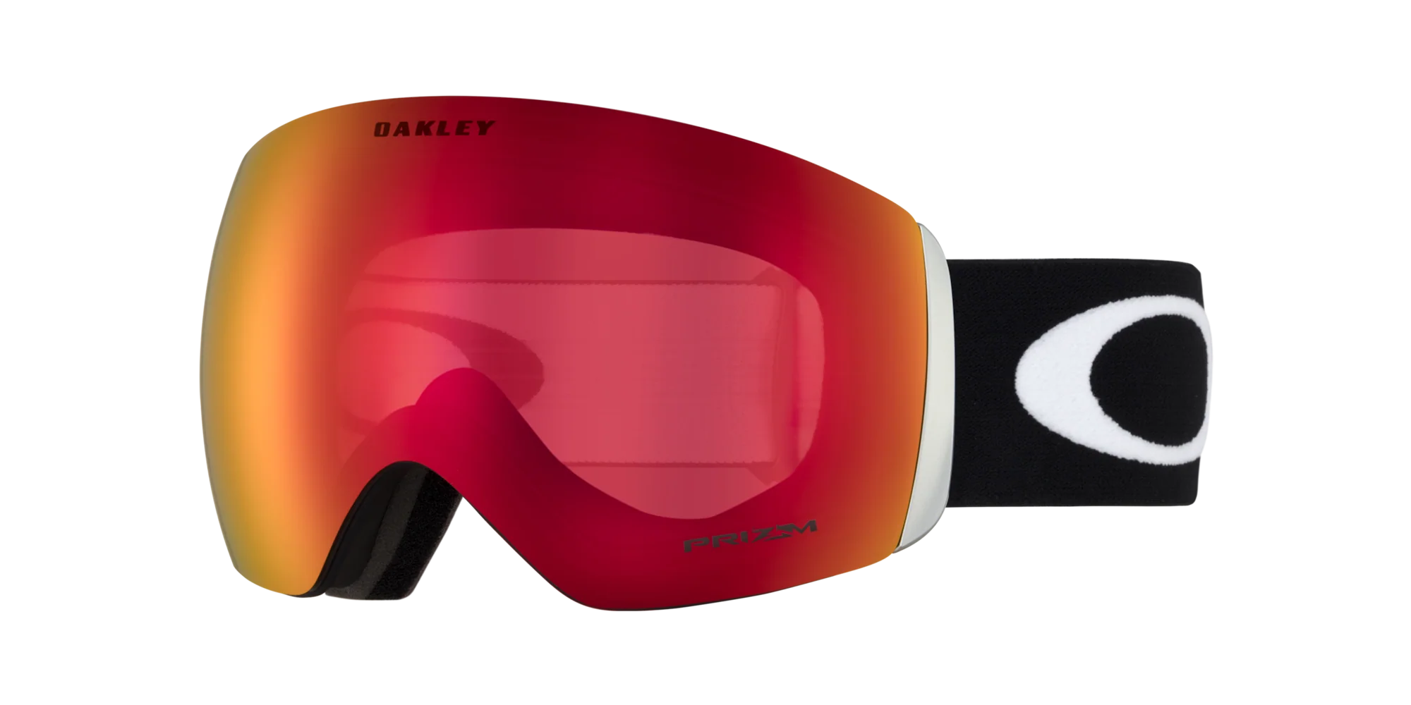 OAKLEY Flight Deck L Snow Goggles - Matte Black Strap - Prizm Snow Torch Iridium Lens