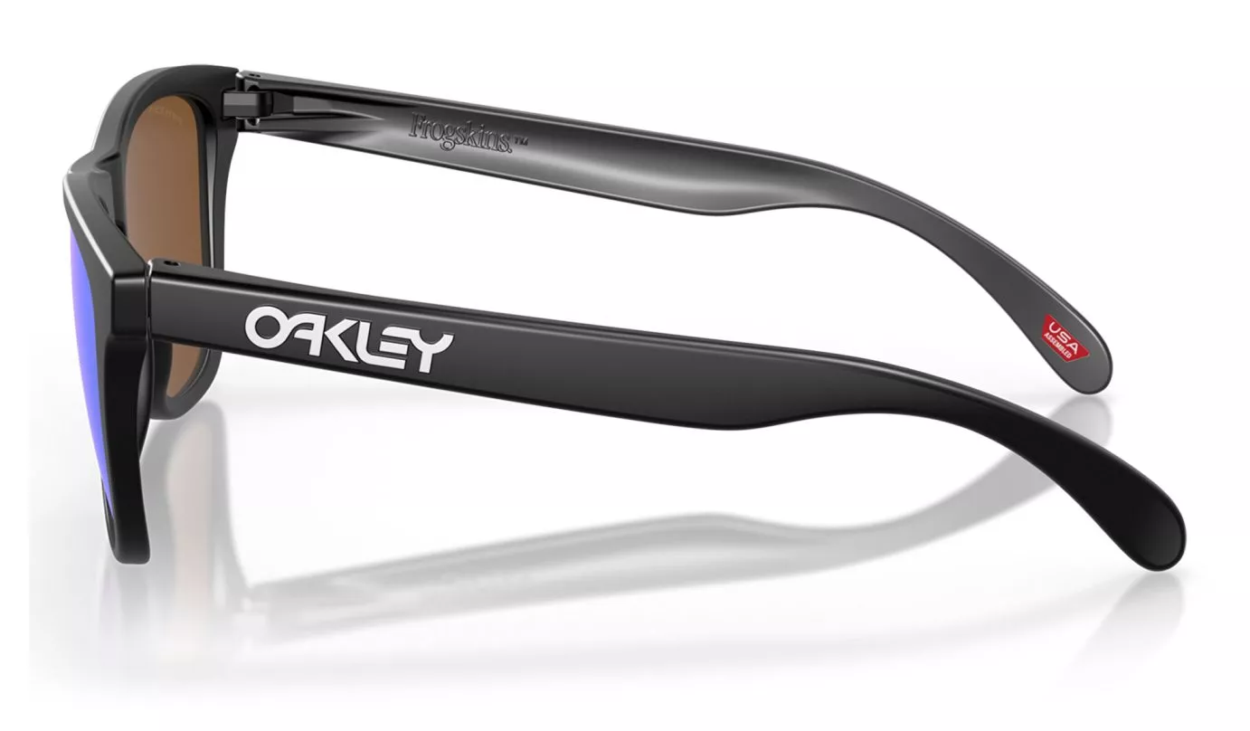 OAKLEY Frogskins Sunglasses - Matte Black - Prizm Violet Lens - Image 2
