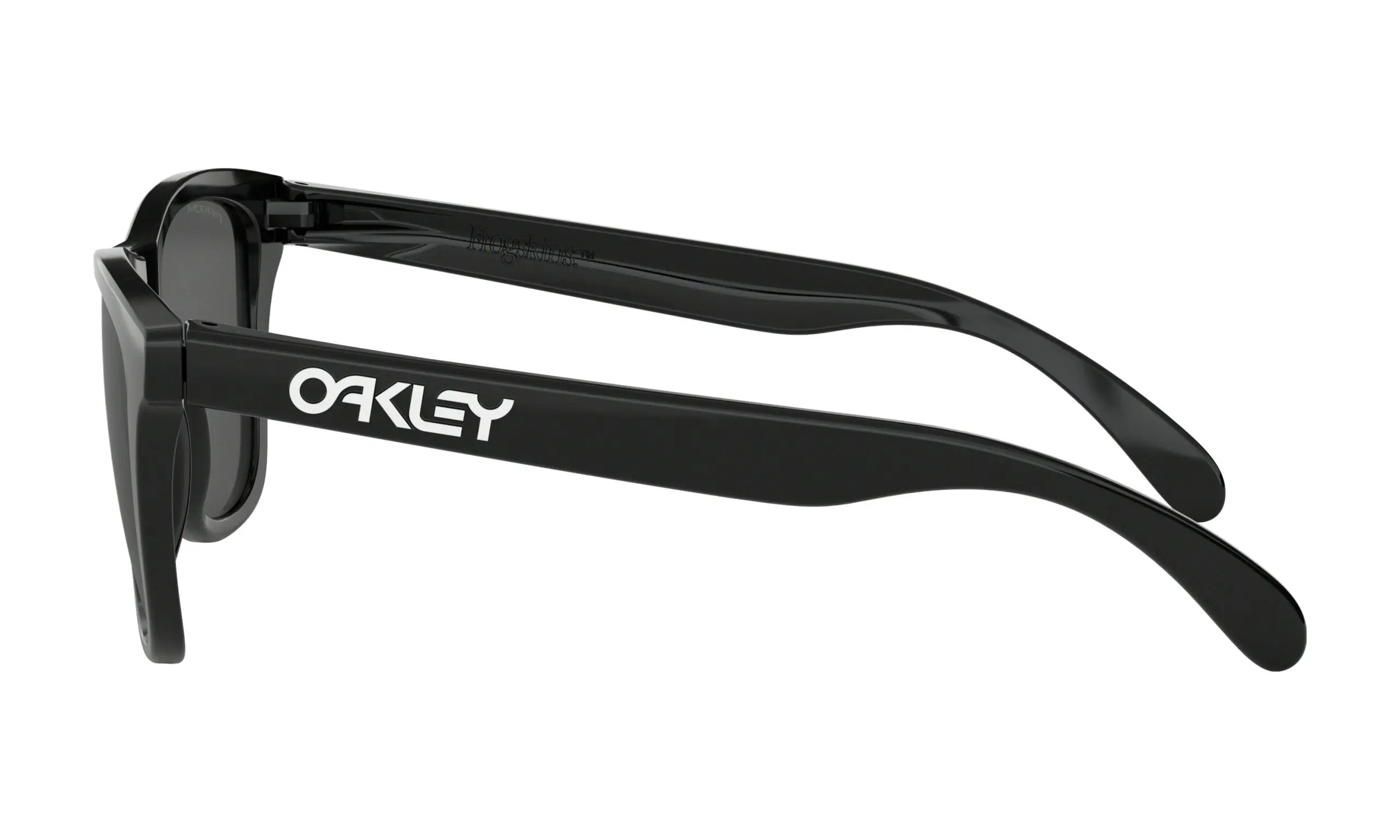 OAKLEY Frogskins Sunglasses - Polished Black - Prizm Black Lens - Image 2