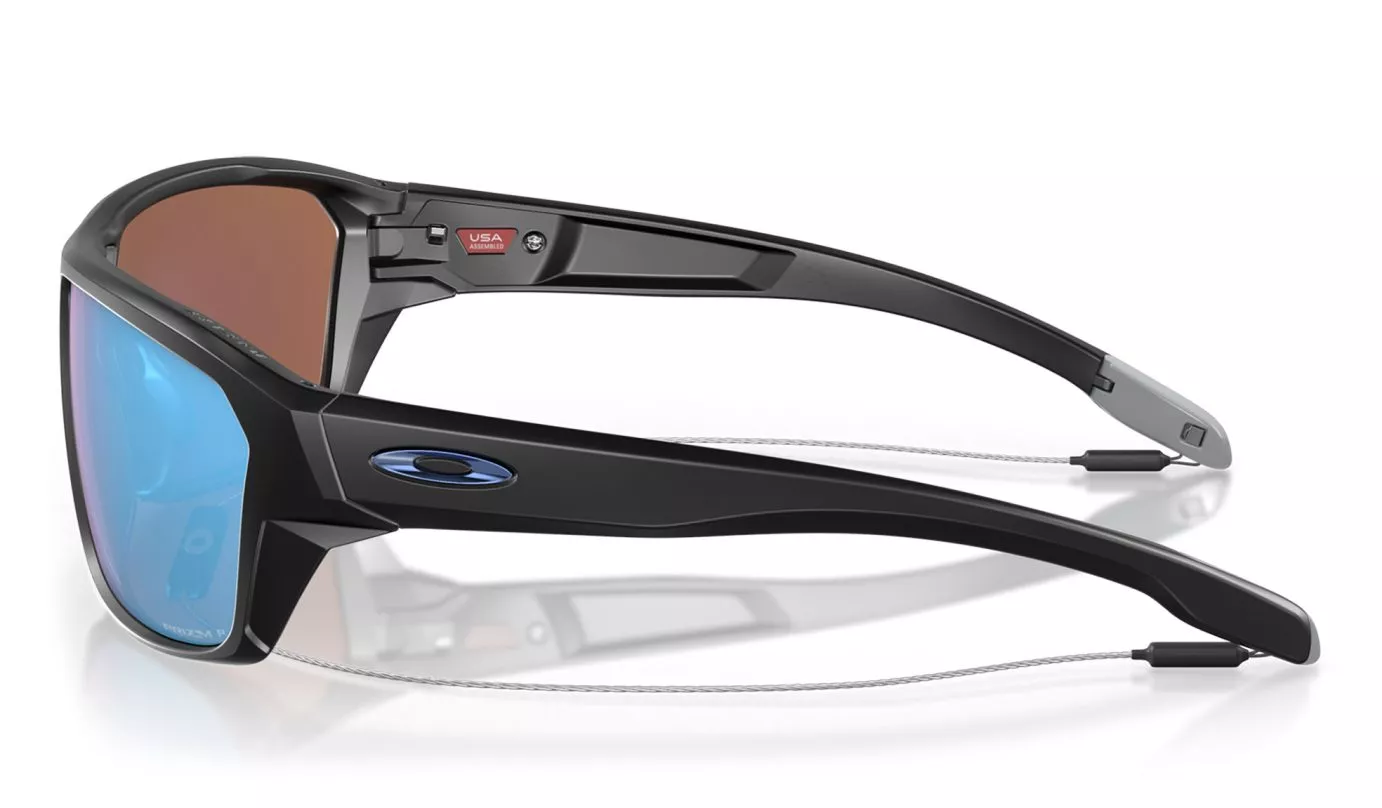 OAKLEY Split Shot Sunglasses - Matte Black - Prizm Deep Water Polarized Lens - Image 2