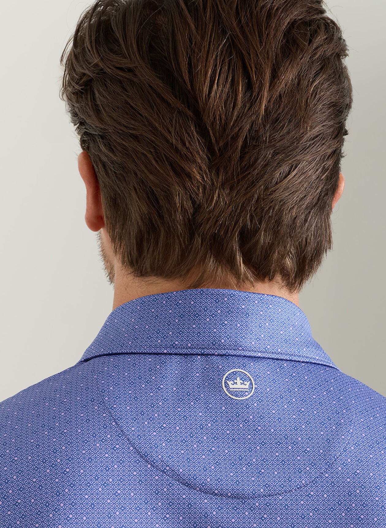 PETER MILLAR Dashwood Performance Jersey Polo Shirt - Men's Classic Fit - Windsor Blue - Image 5