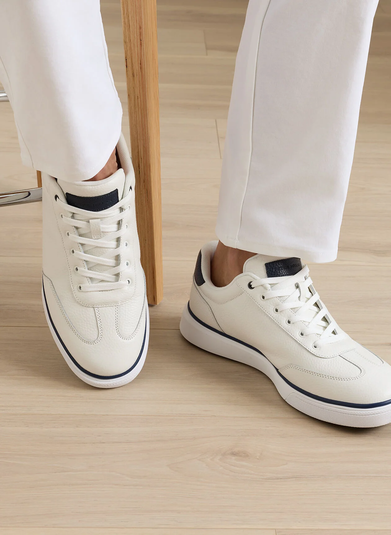 PETER MILLAR Drift Leather Hybrid Course Shoe - Men's - White - Image 2