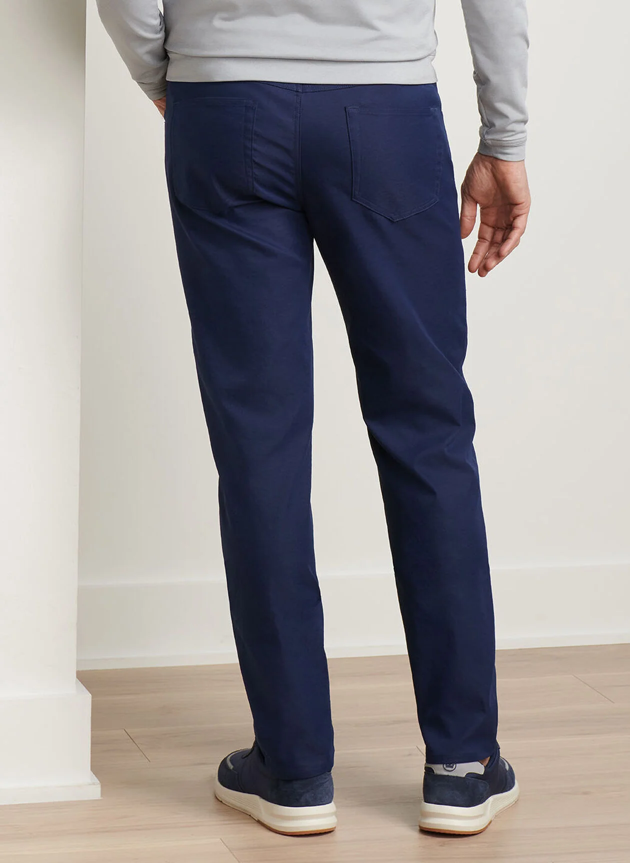 PETER MILLAR Eb66 Performance Five-Pocket Trousers - Men's Classic Fit - Navy - Image 4