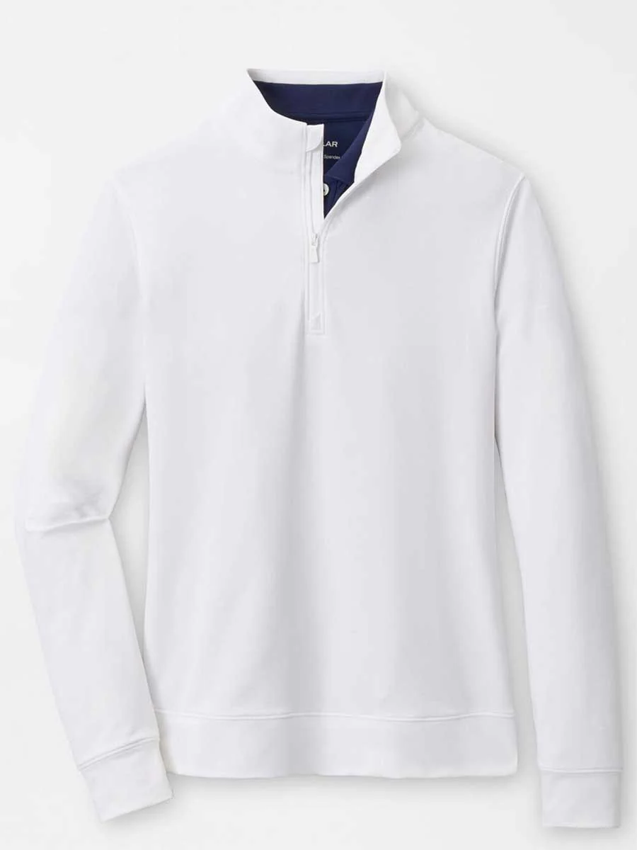 PETER MILLAR Essential Perth Pullover - Womens - White