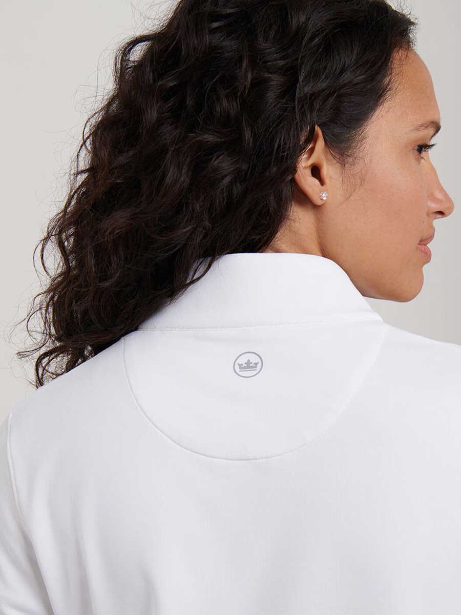 PETER MILLAR Essential Perth Pullover - Womens - White - Image 5