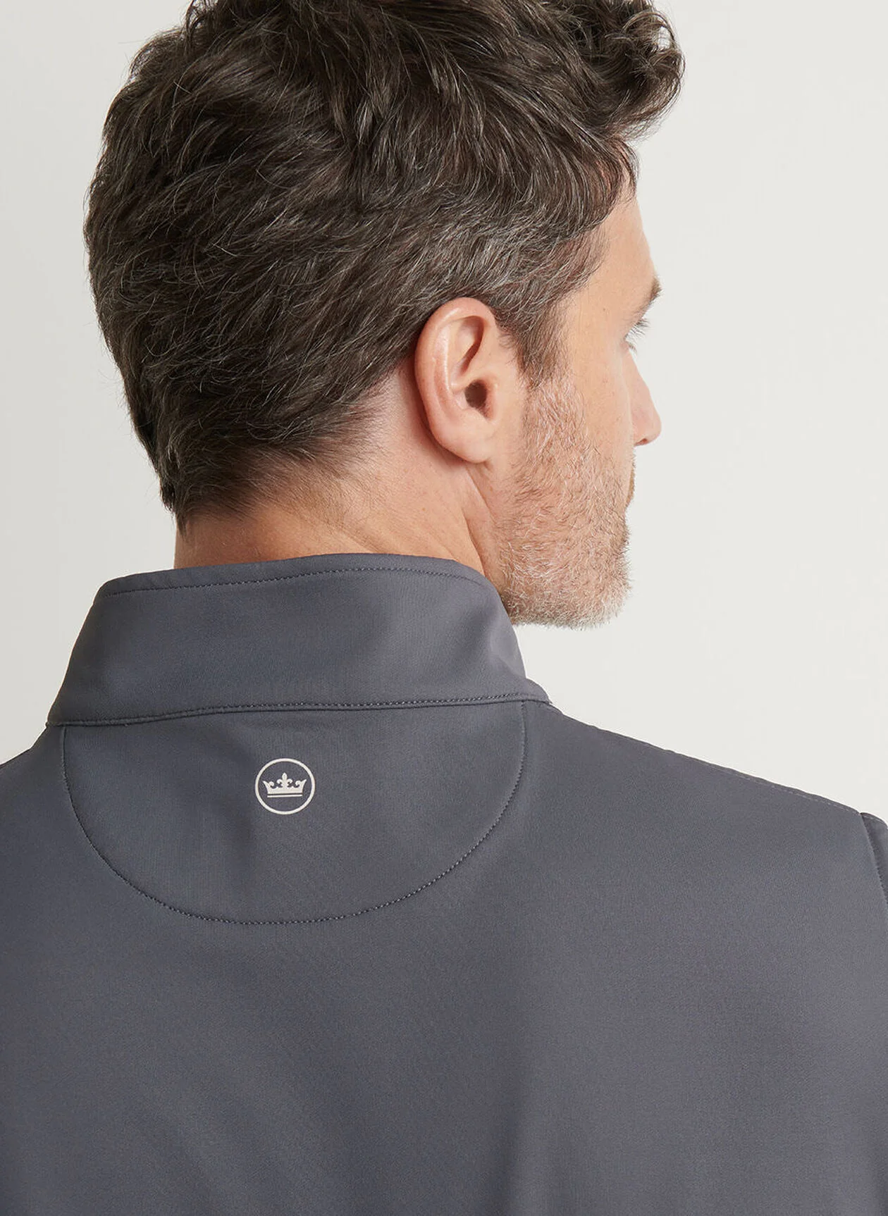 PETER MILLAR Galway Stretch Quarter-Zip Gilet – Men’s Classic Fit – Iron - Image 5