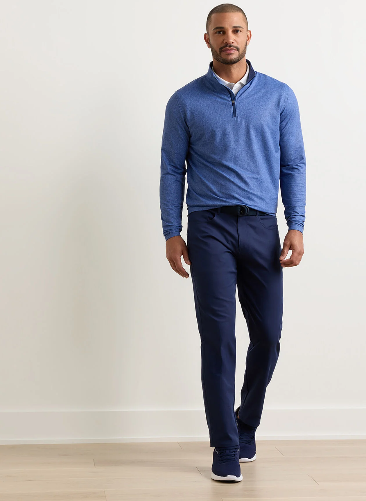 PETER MILLAR Glide V3 Performance Sneaker - Men's - Navy - Image 3