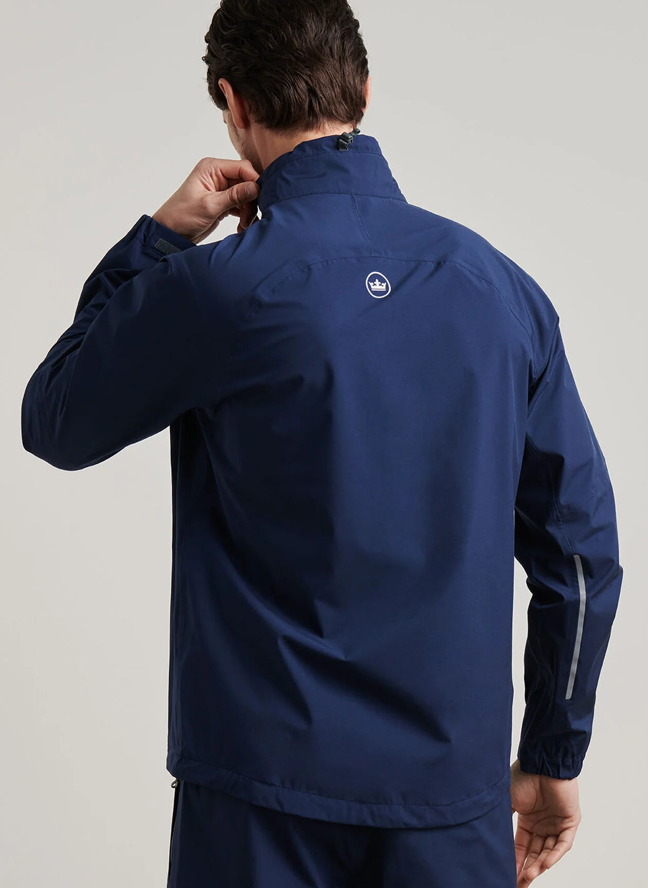 PETER MILLAR Men's Rain Walker Jacket - Windproof & Waterproof - Navy - Image 3