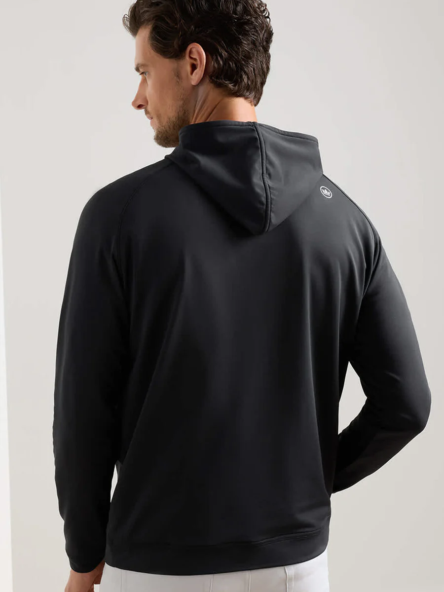 PETER MILLAR Pine Performance Golf Hoodie - Men's - Black - Image 3