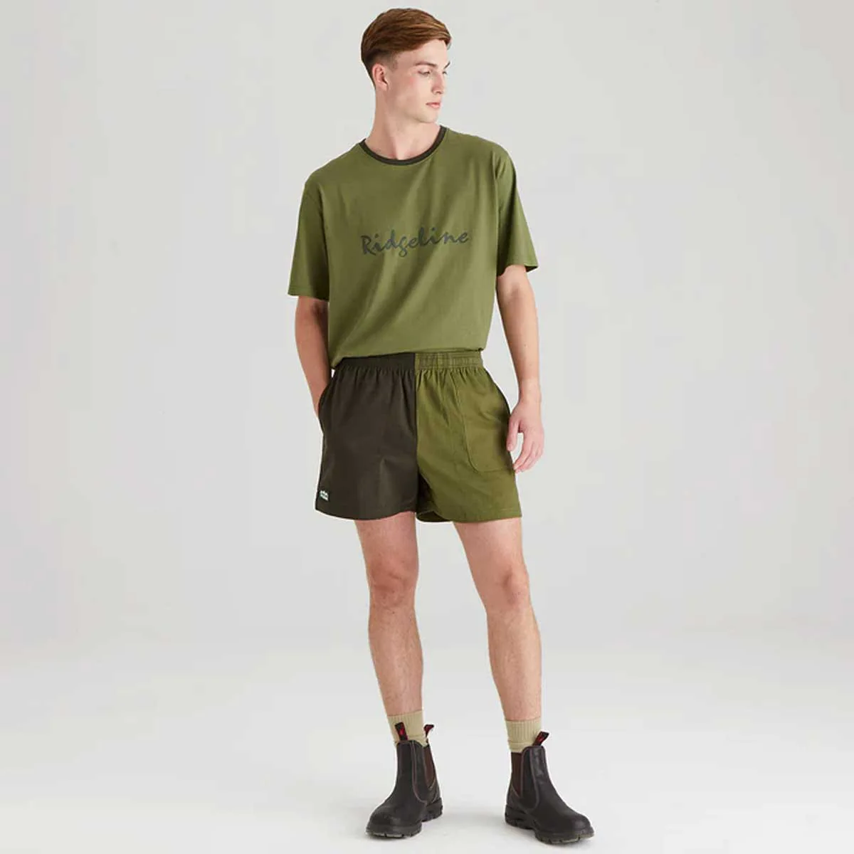 RIDGELINE Hose Down Shorts - Deep Forest / Fern Green - Image 5