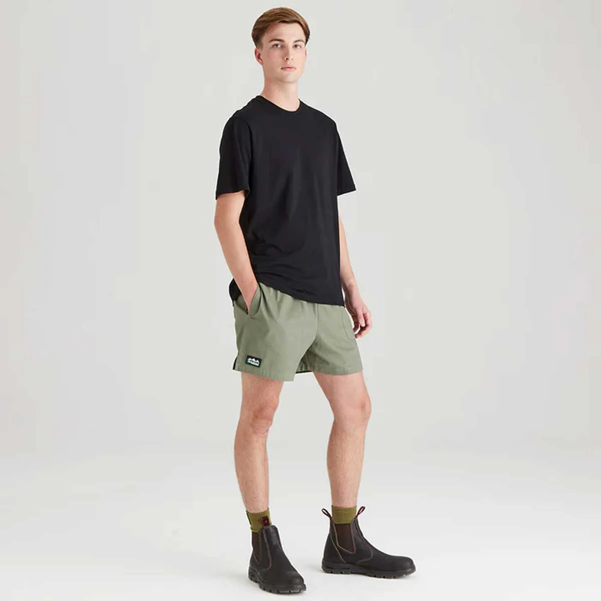 RIDGELINE Hose Down Shorts - Khaki - Image 4