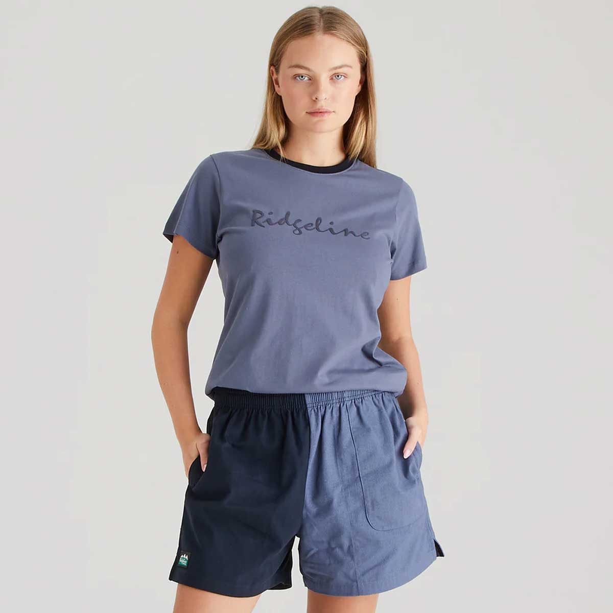RIDGELINE Hose Down Shorts - Navy / Storm - Image 2