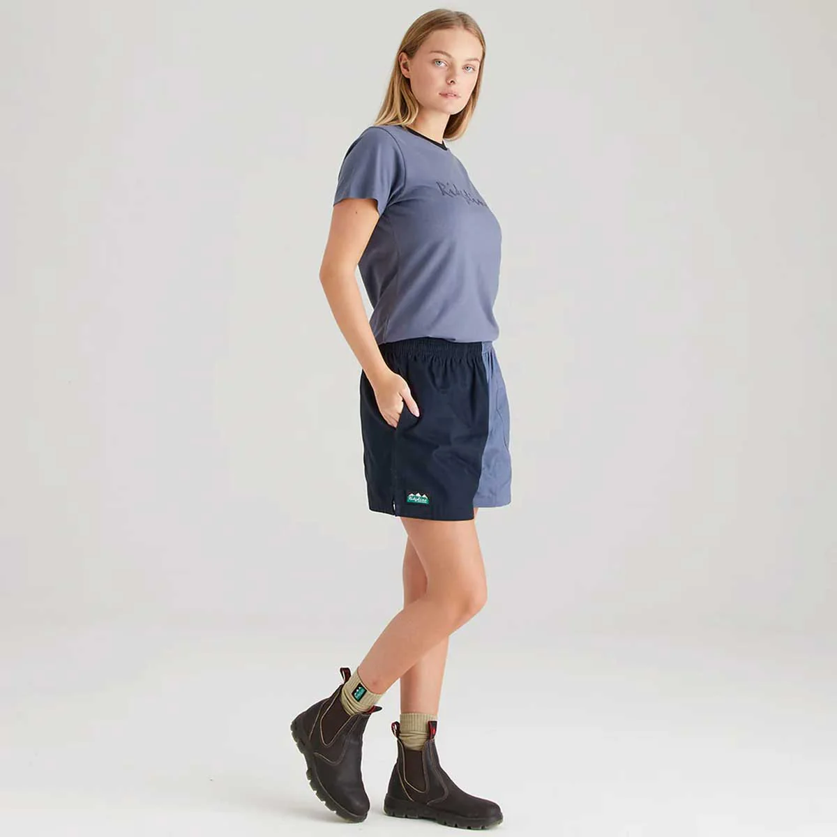 RIDGELINE Hose Down Shorts - Navy / Storm - Image 4