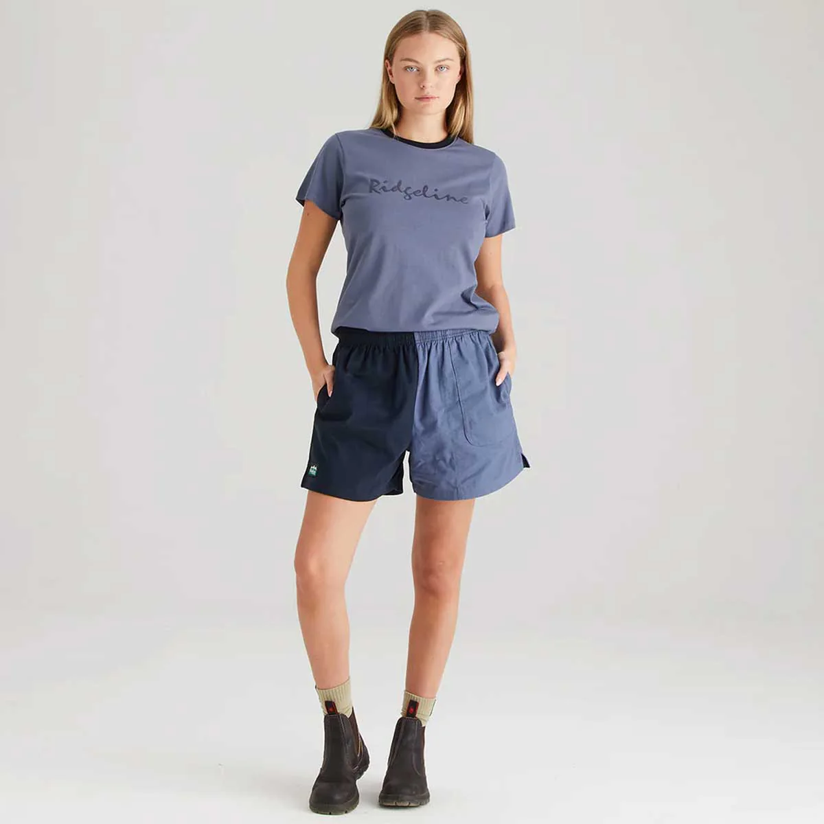 RIDGELINE Hose Down Shorts - Navy / Storm - Image 6