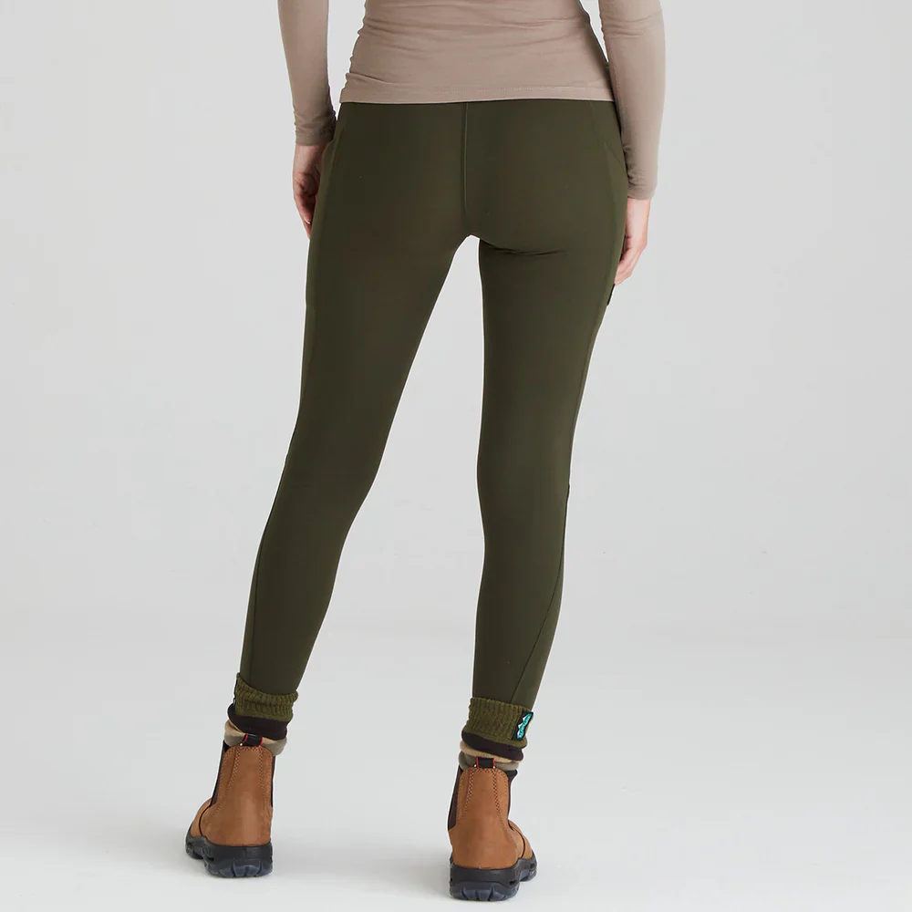 RIDGELINE Ladies Infinity Leggings - Forest Green - Image 3