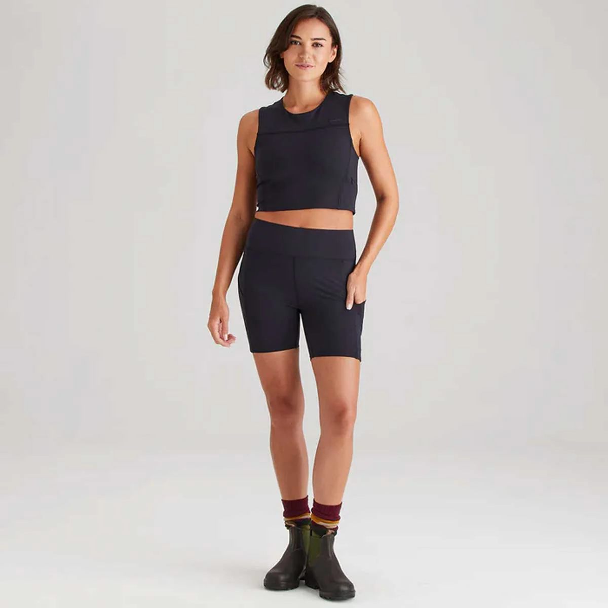 RIDGELINE Ladies Infinity Shorts - Black - Image 8