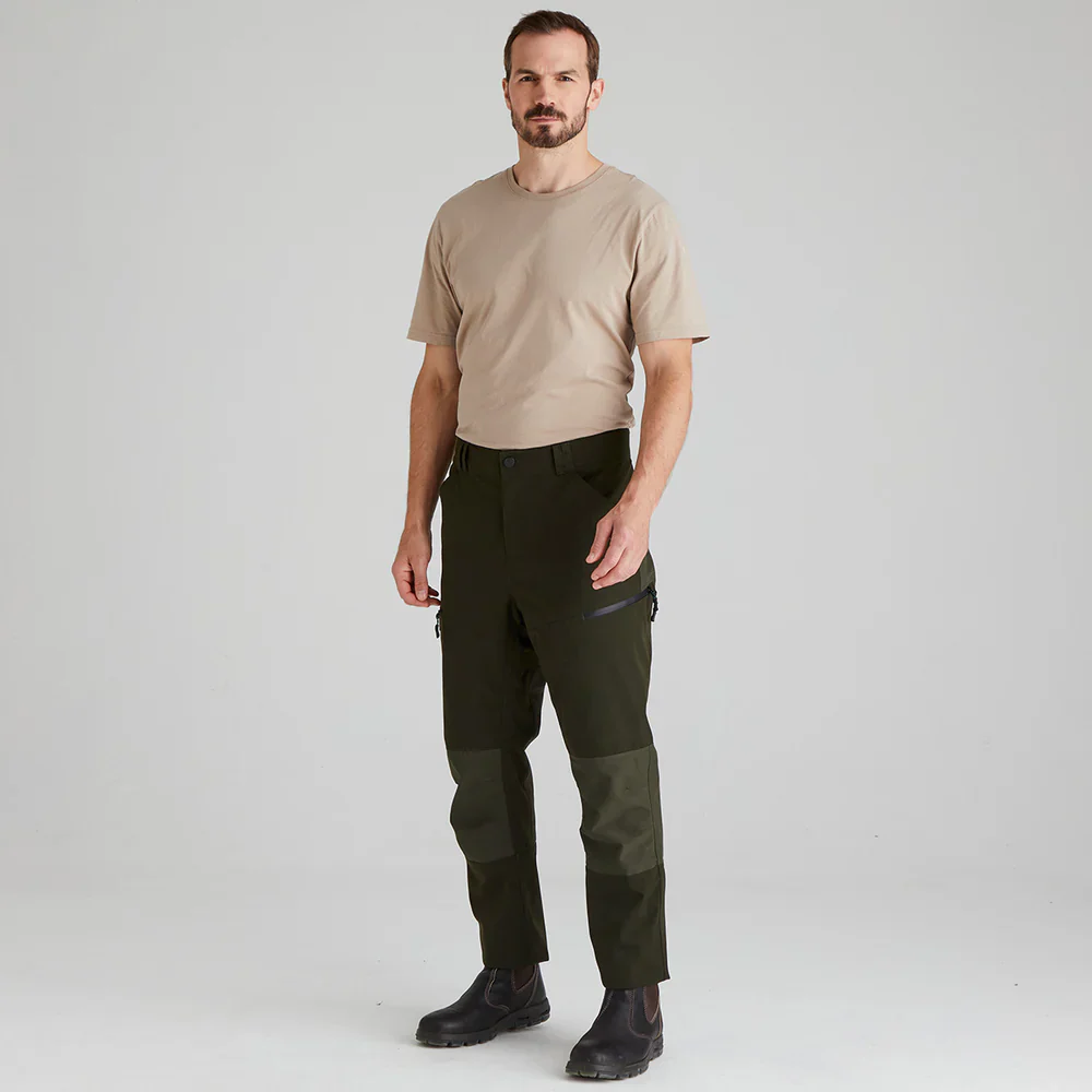 RIDGELINE Mens Cambrian Waterproof Trousers - Deep Forest - Image 3