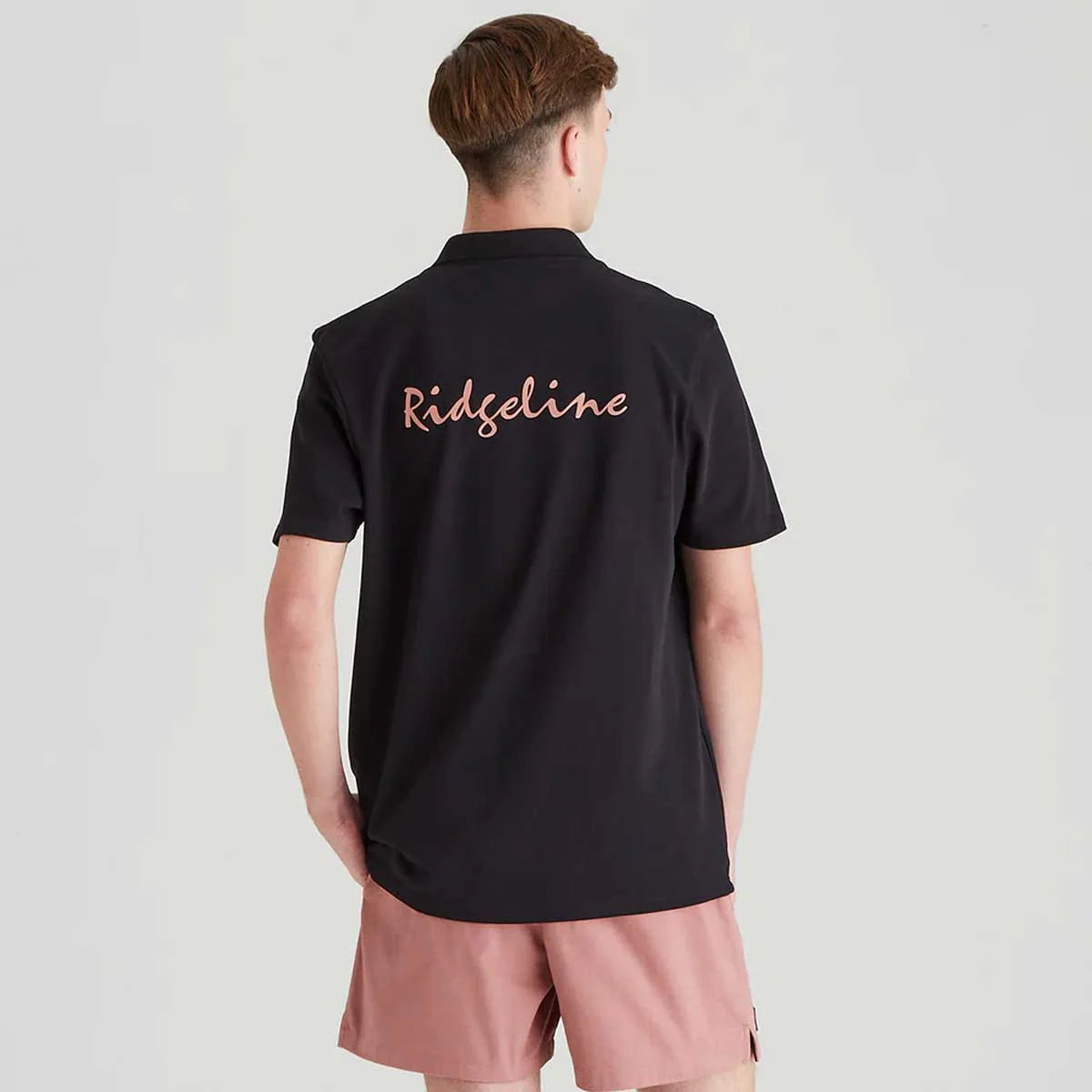RIDGELINE Signature Polo Shirt - Mens - Black - Image 3