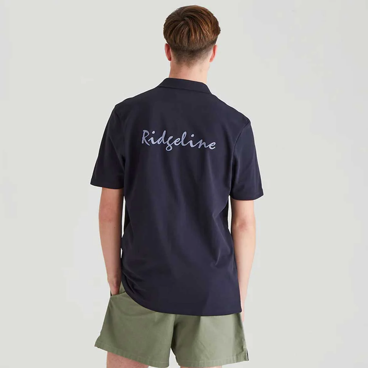 RIDGELINE Signature Polo Shirt - Mens - Navy - Image 3