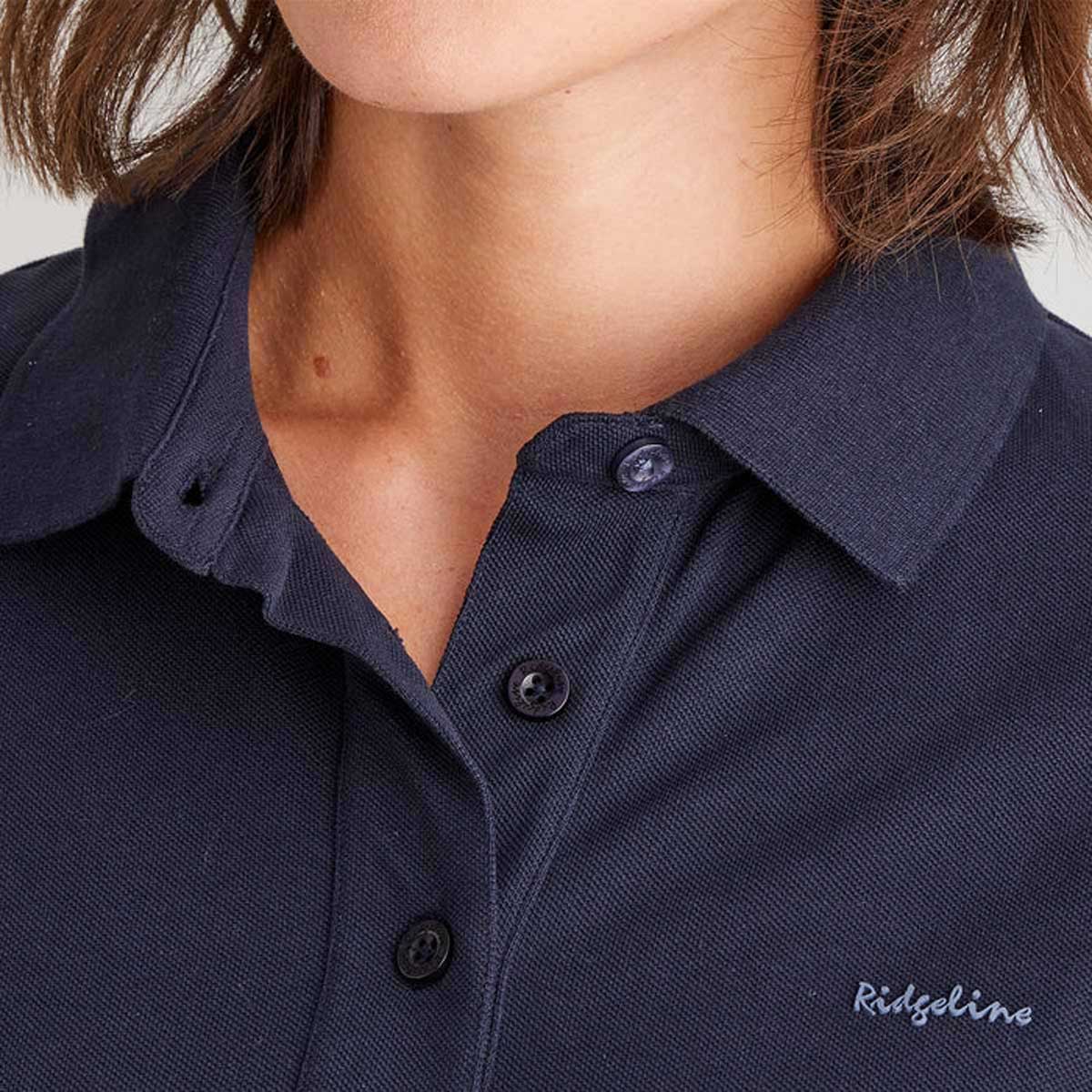 RIDGELINE Signature Polo Shirt - Womens - Navy - Image 3
