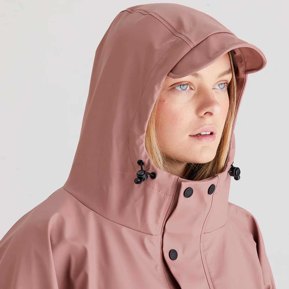 RIDGELINE Signature Poncho - Dusky Pink - Image 9