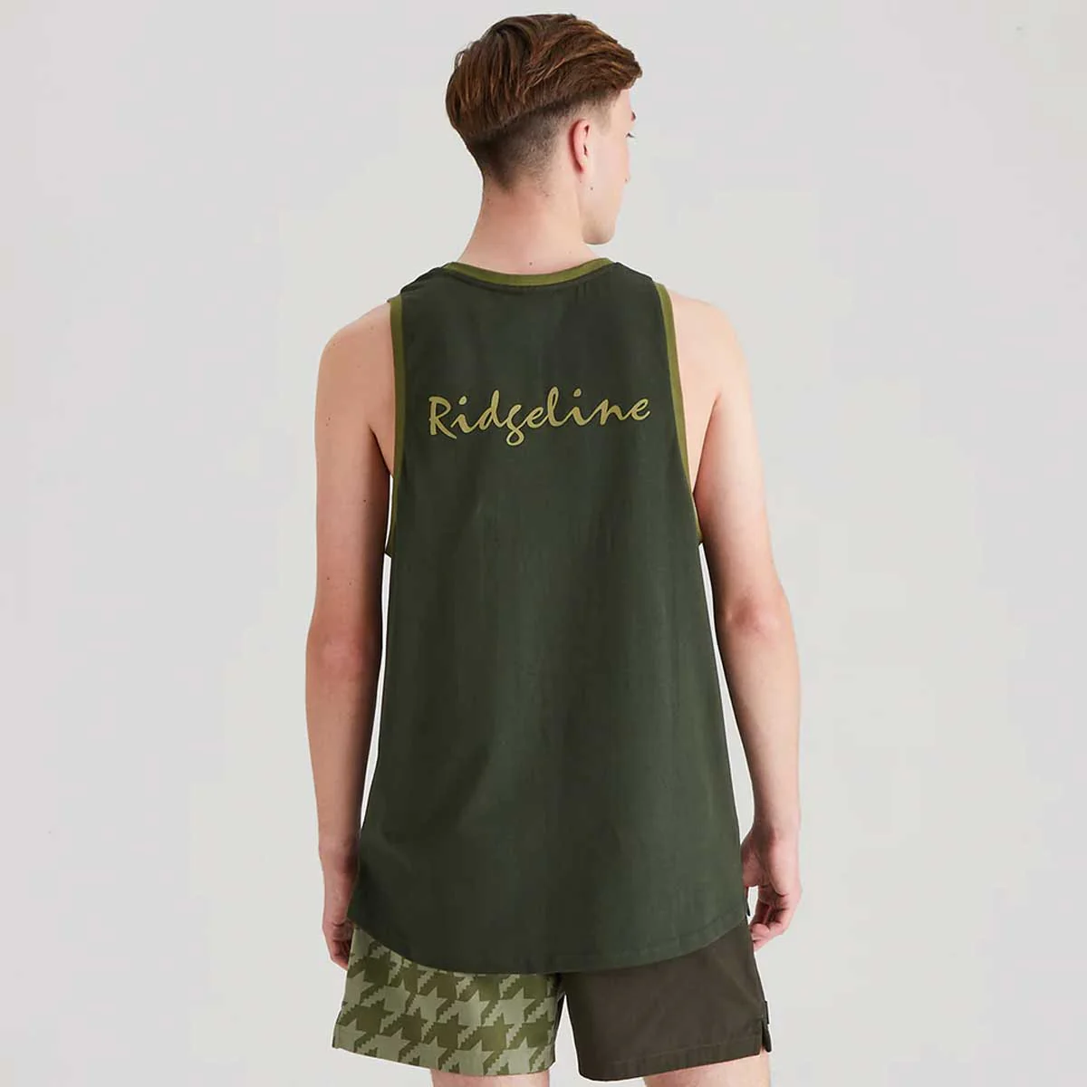RIDGELINE Signature Singlet Top - Deep Forest - Image 2