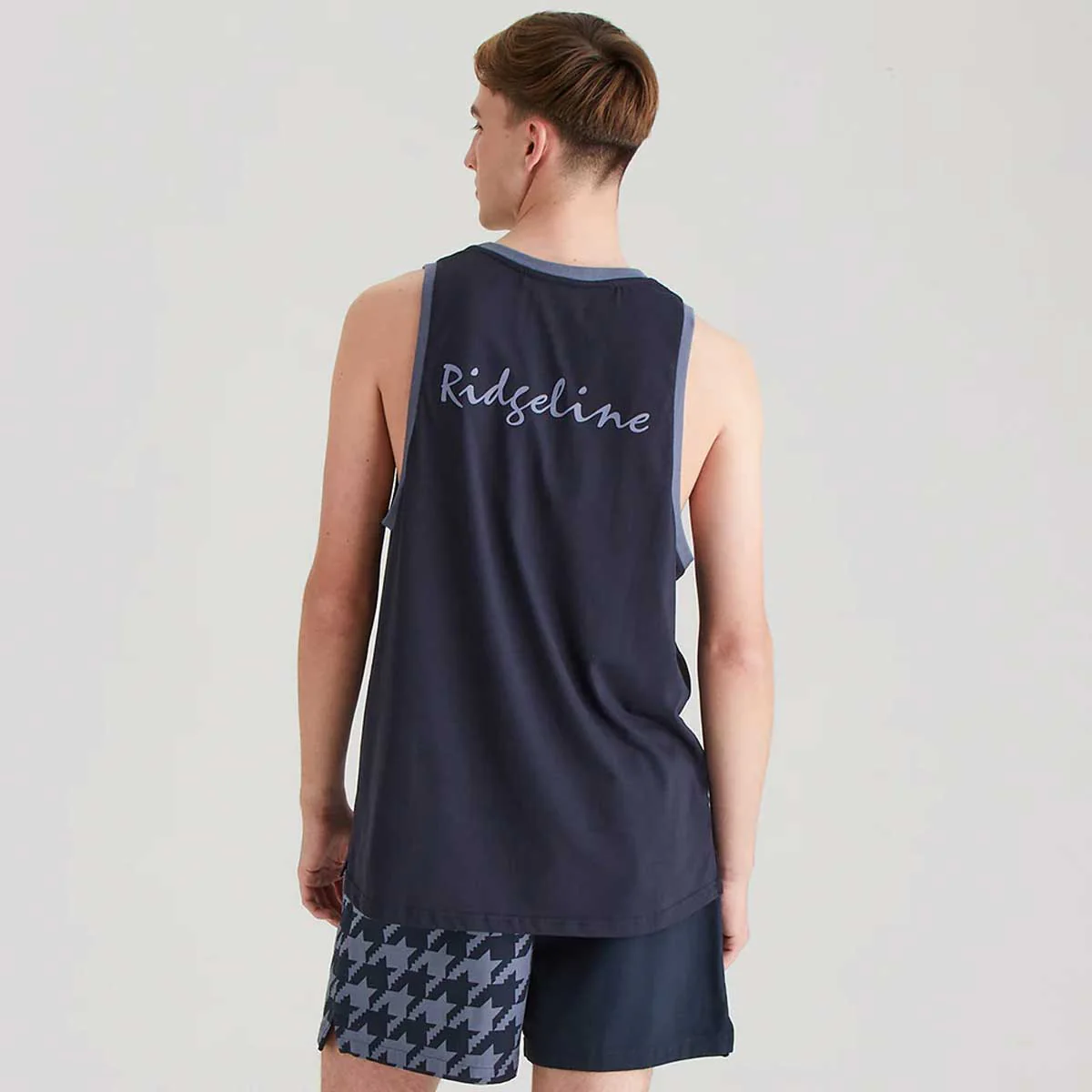 RIDGELINE Signature Singlet Top - Navy - Image 2