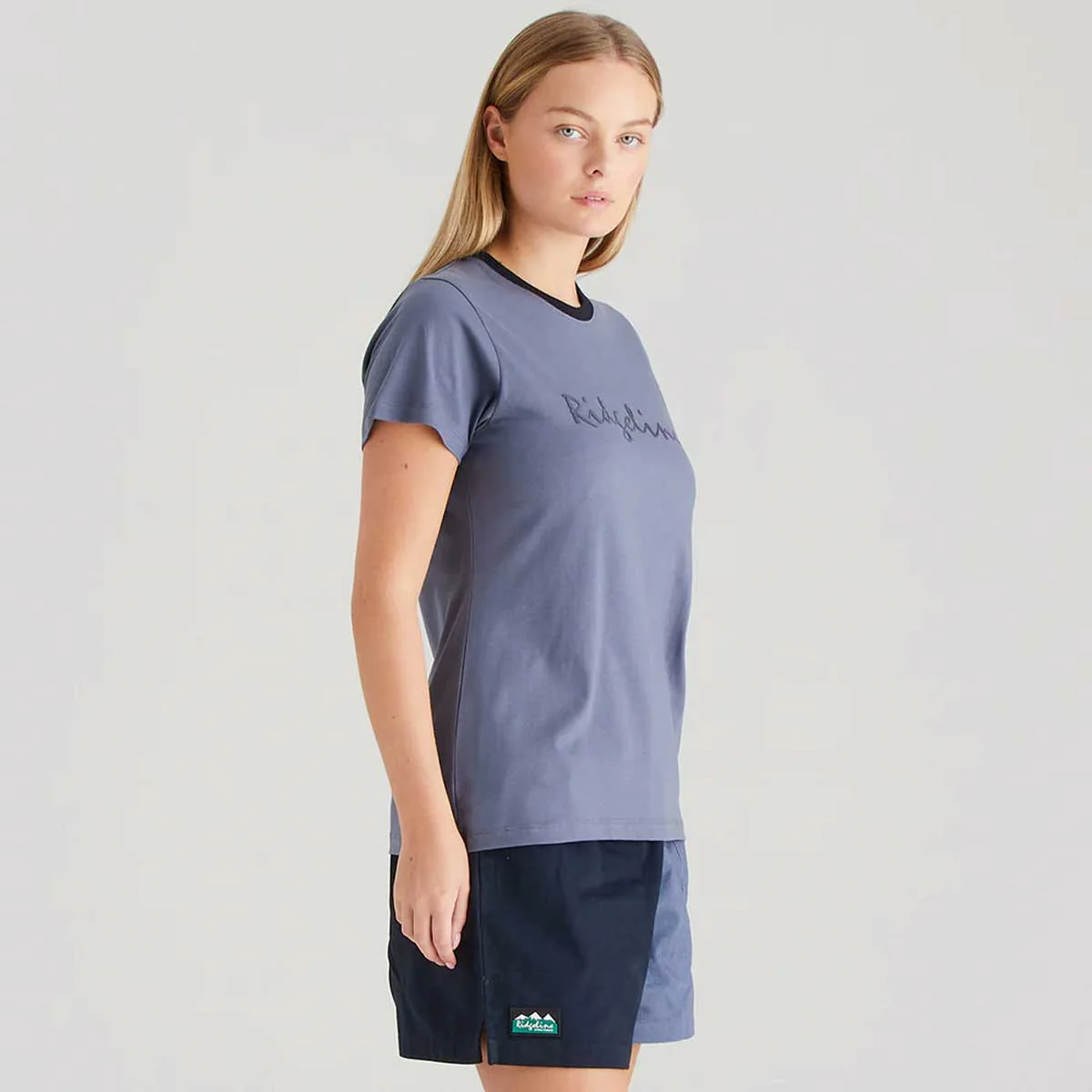 RIDGELINE Signature T-Shirt - Womens - Storm - Image 3