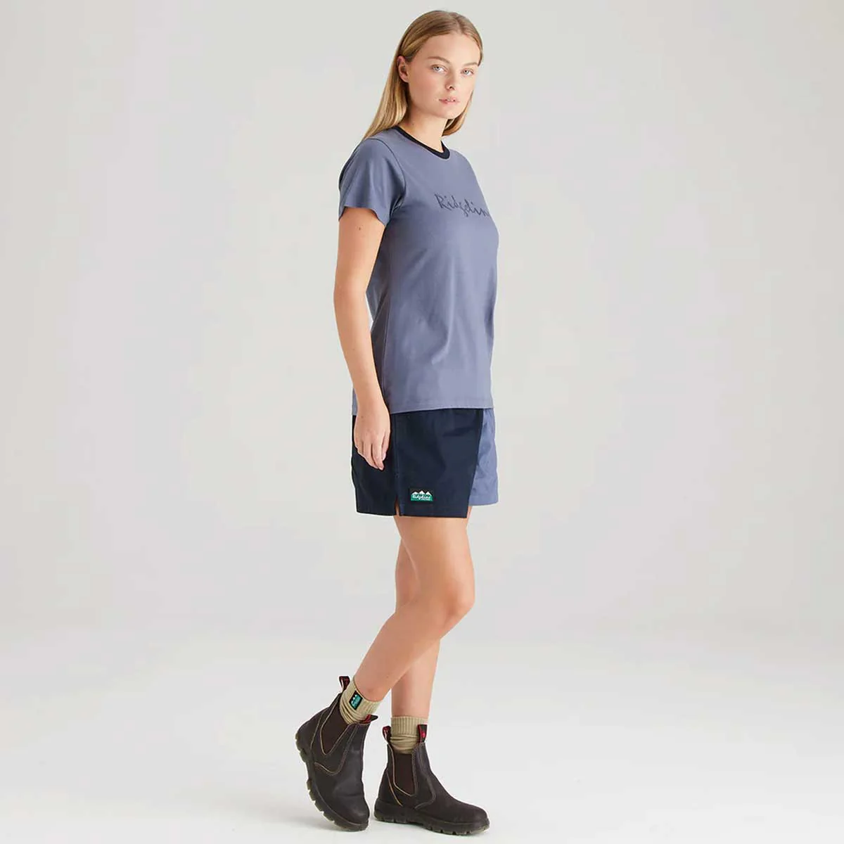 RIDGELINE Signature T-Shirt - Womens - Storm - Image 5