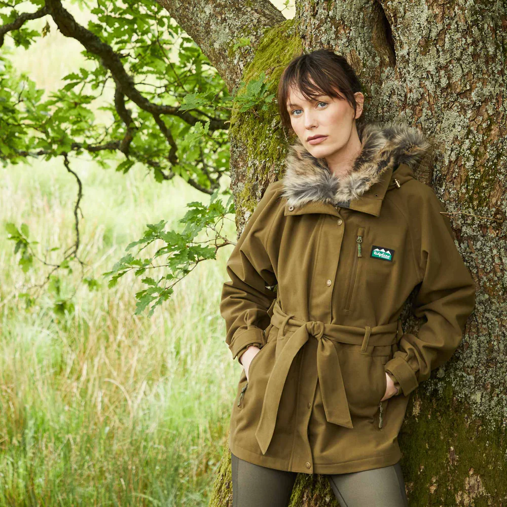 RIDGELINE Womens Monsoon Nordic Jacket - Teak - Image 6