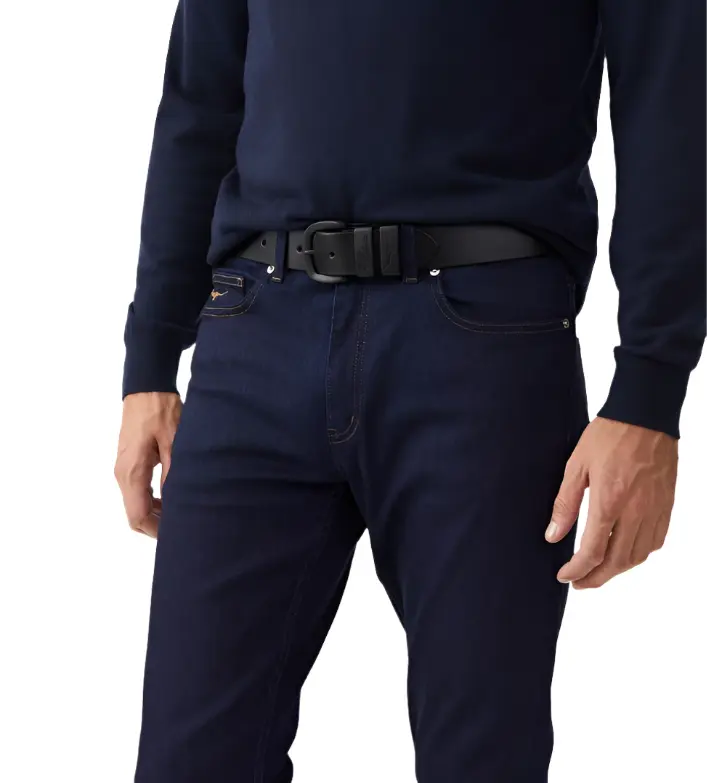 RM WILLIAMS Drover Belt - Mens 1.5" - Black - Image 2