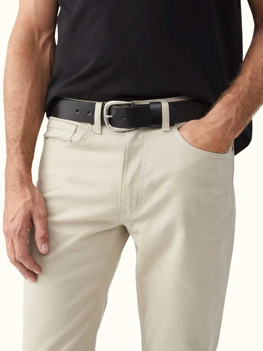 RM WILLIAMS Traditional Belt - Men's CB436 Leather 1.5"- Black - Image 2